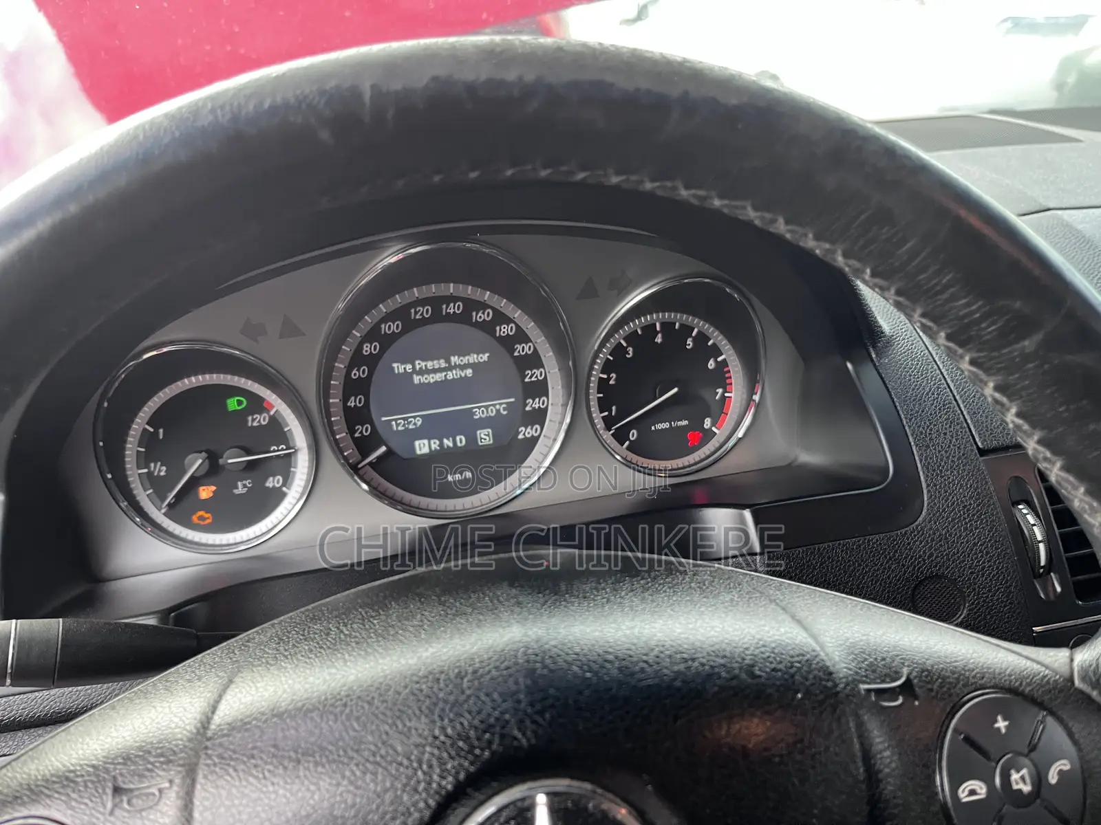Mercedes-Benz C300 Sport Sedan AWD (3.0L 6cyl 7A) 2009 Red