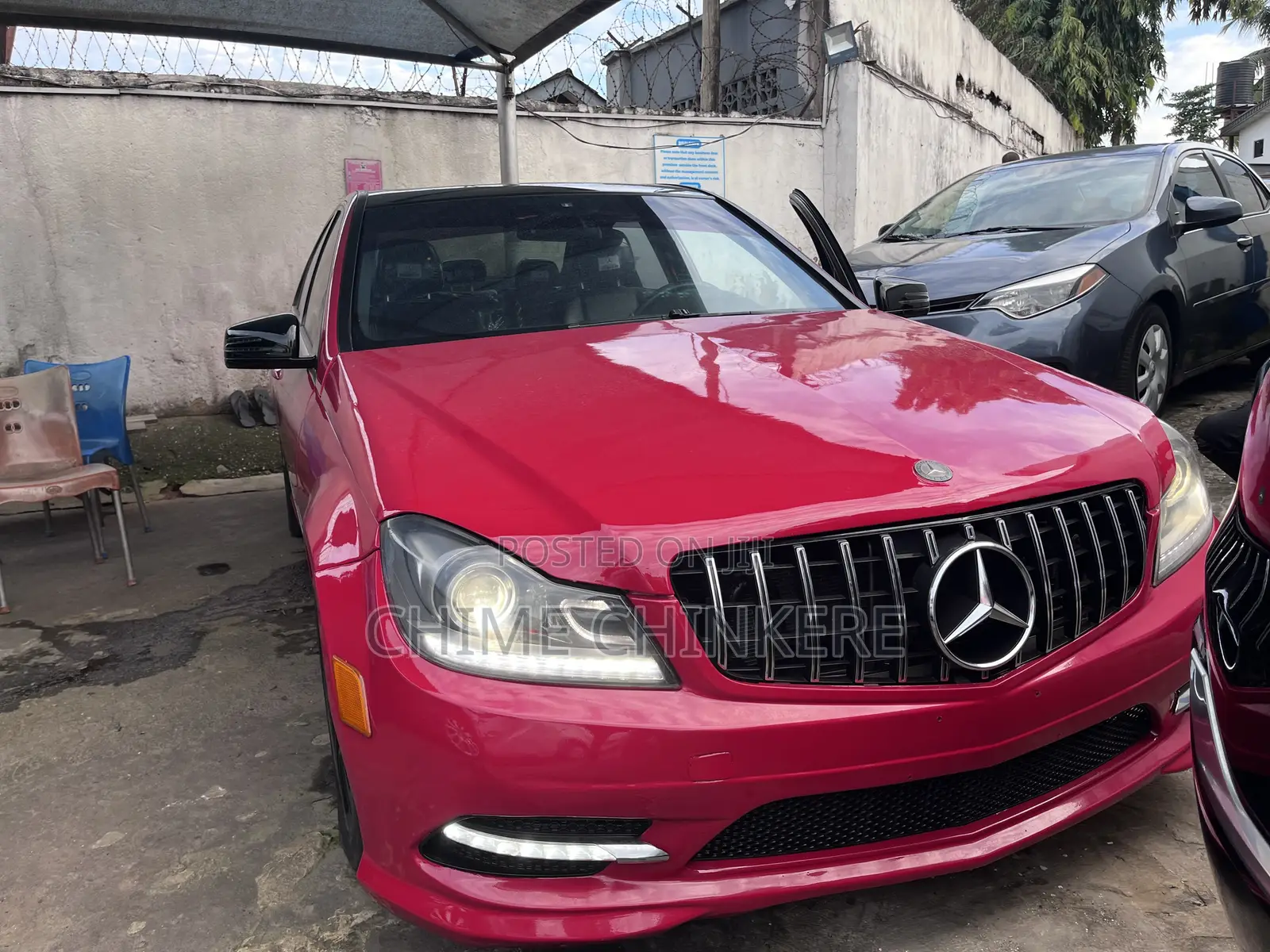 Mercedes-Benz C300 Sport Sedan AWD (3.0L 6cyl 7A) 2009 Red