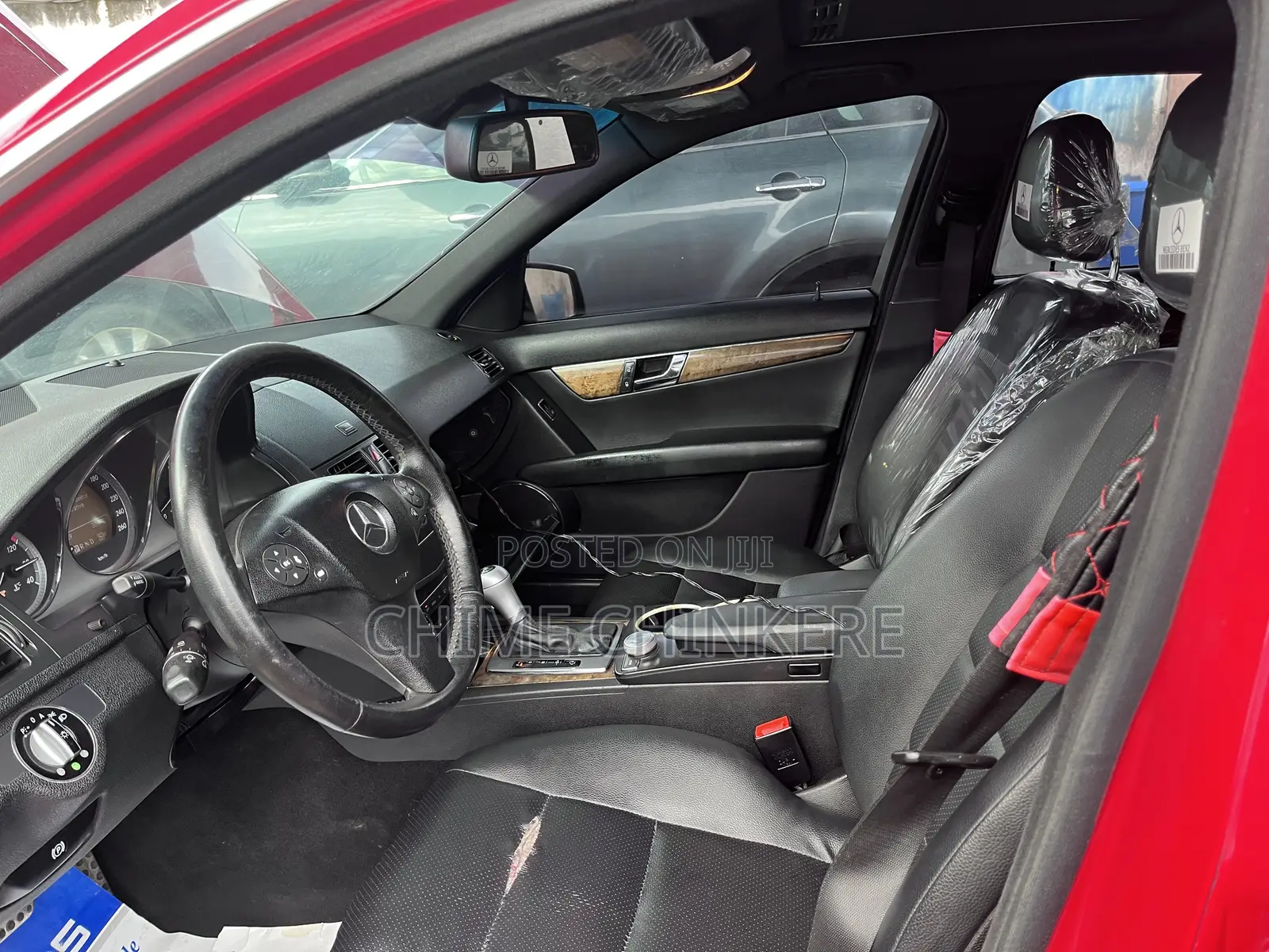 Mercedes-Benz C300 Sport Sedan AWD (3.0L 6cyl 7A) 2009 Red