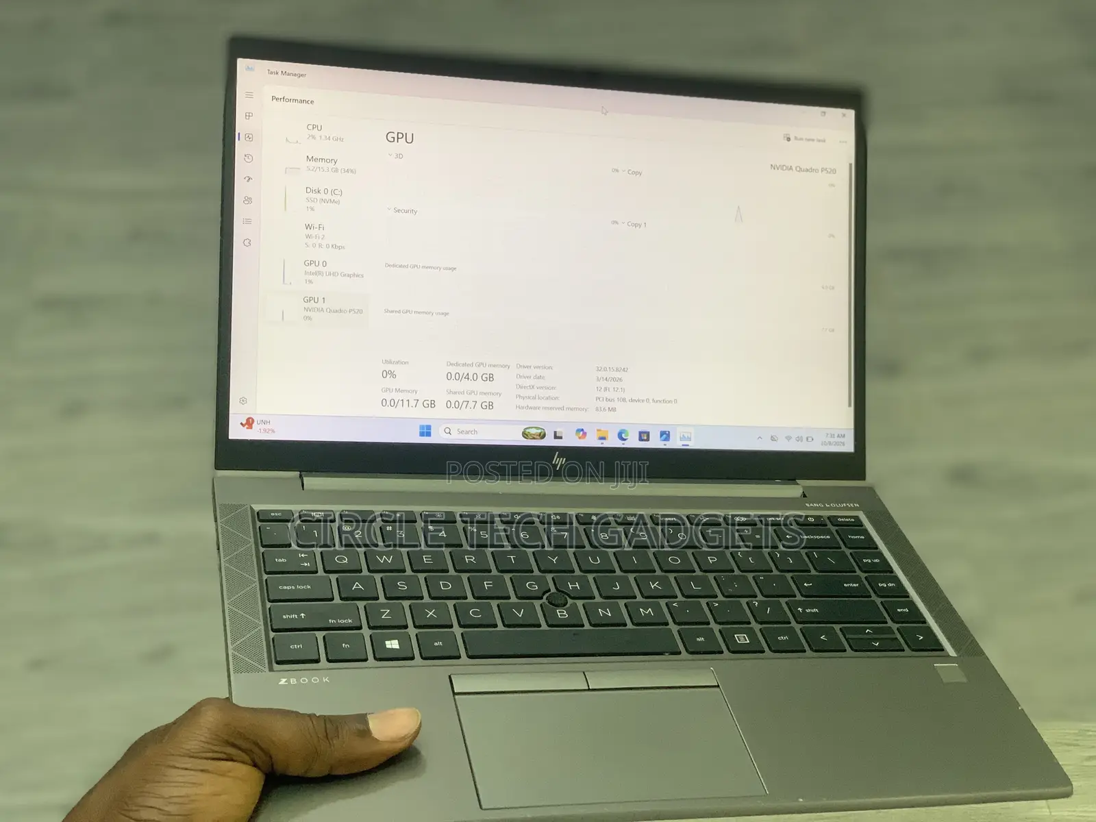 Laptop HP ZBook Firefly 14 G7 16GB Intel Core i7 SSD 256GB