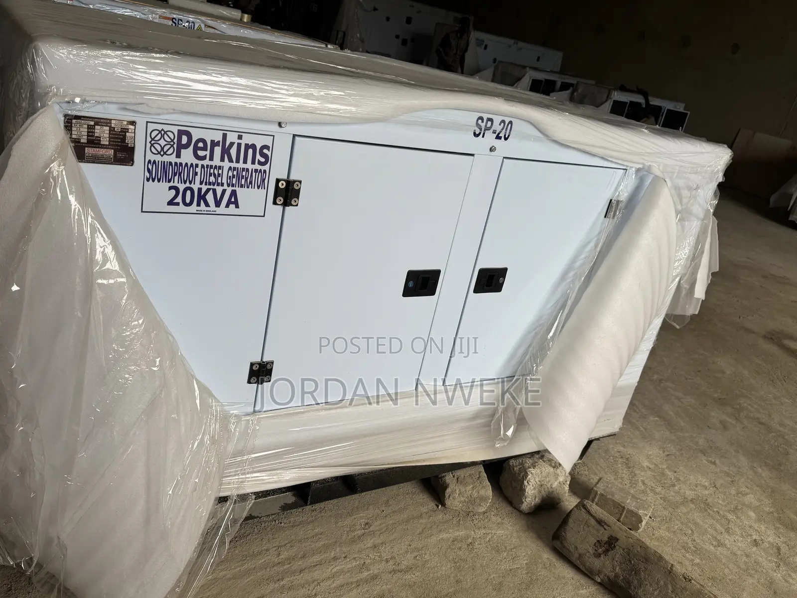 Perkins 20kva Soundproof Diesel Generator With Stamford Alternator
