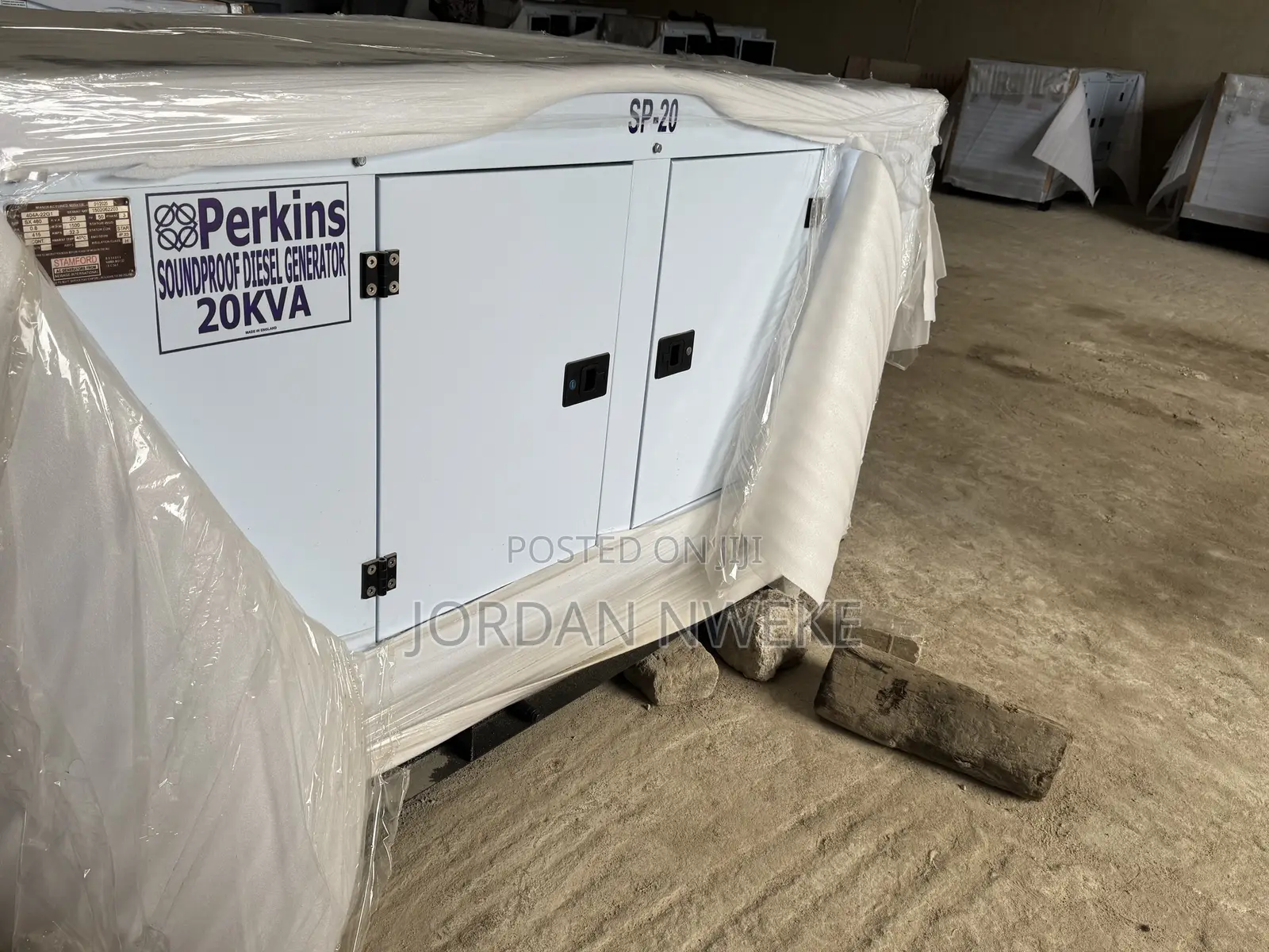 Perkins 20kva Soundproof Diesel Generator With Stamford Alternator