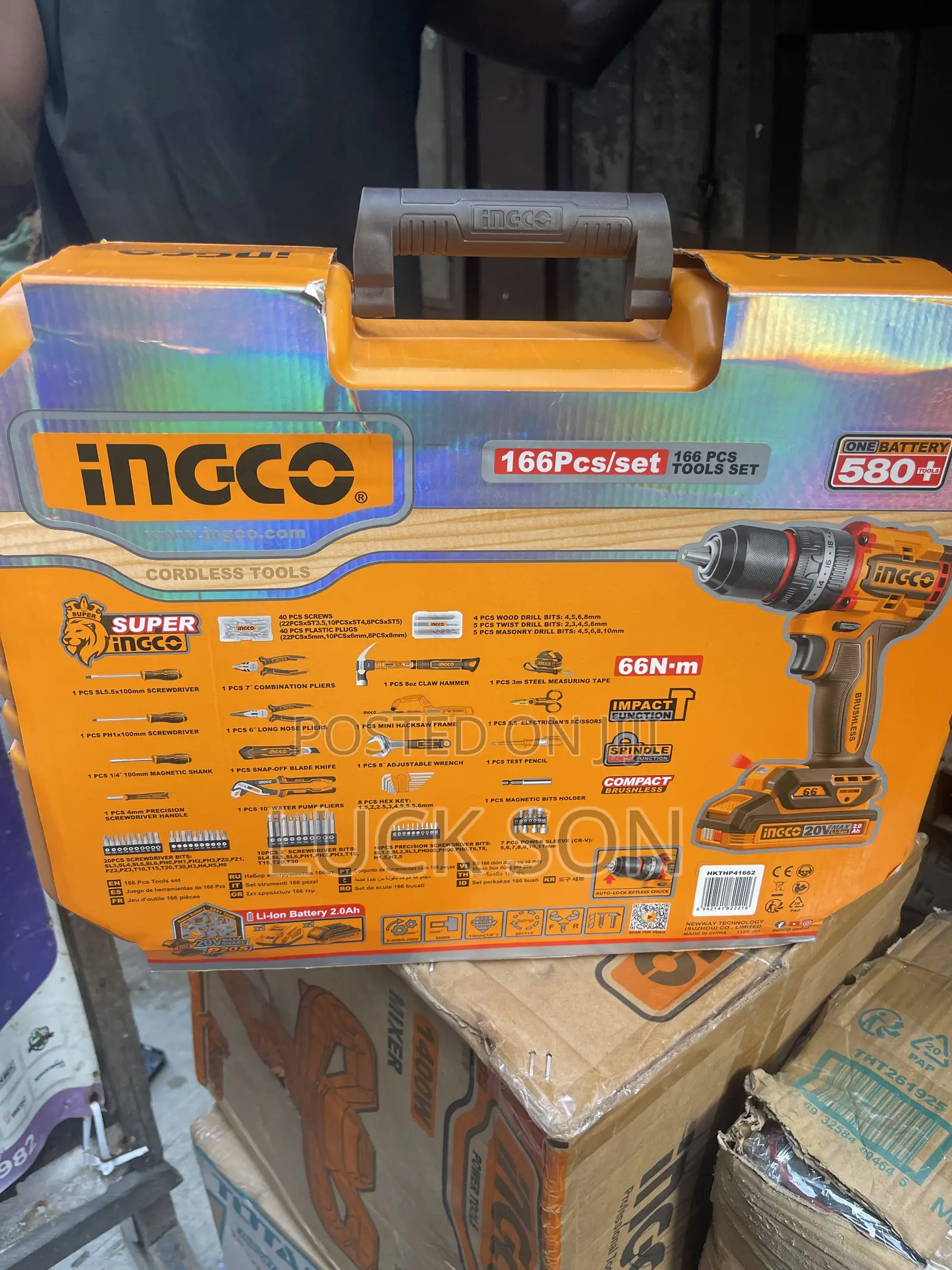 166 PCS Electrical Tools Set