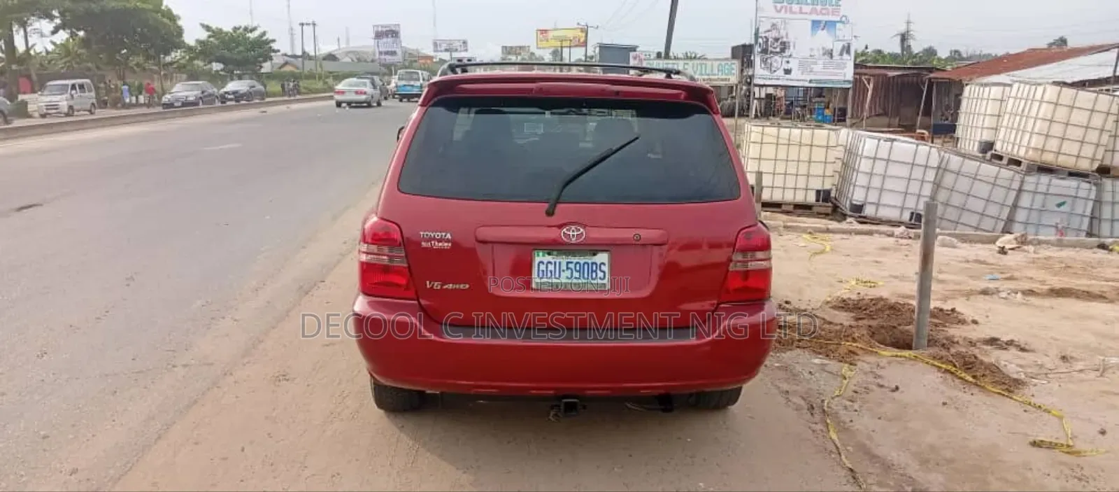 Toyota Highlander Limited V6 FWD 2004 Red