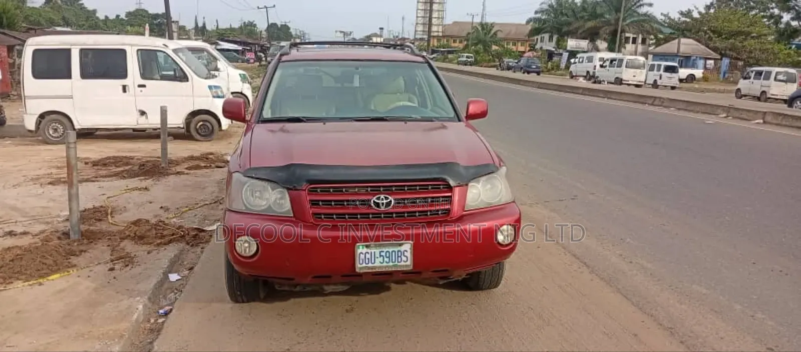 Toyota Highlander Limited V6 FWD 2004 Red