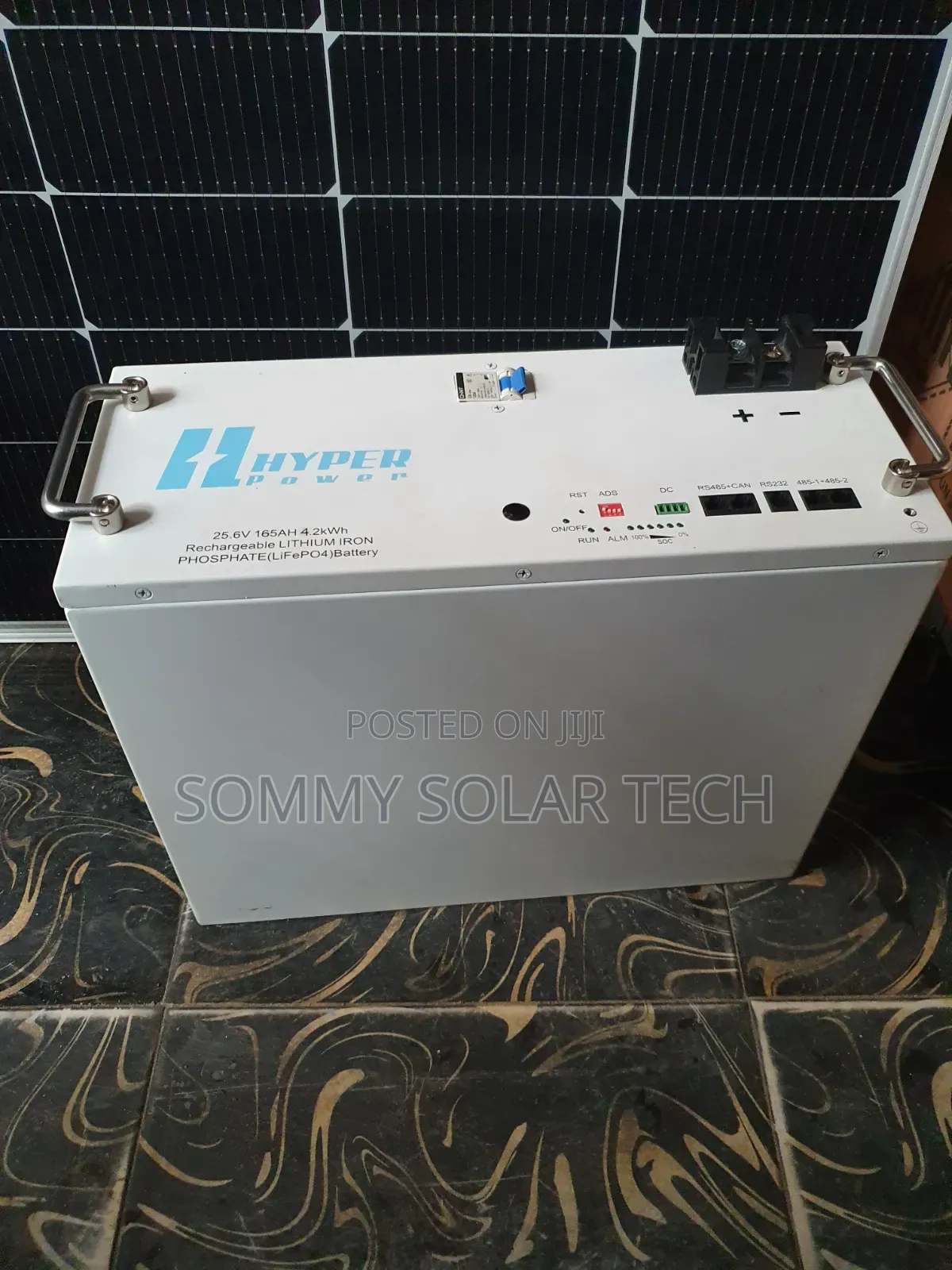 4.2kwh 25.6v Hyper Power Lithium Ion Battery 165Ah