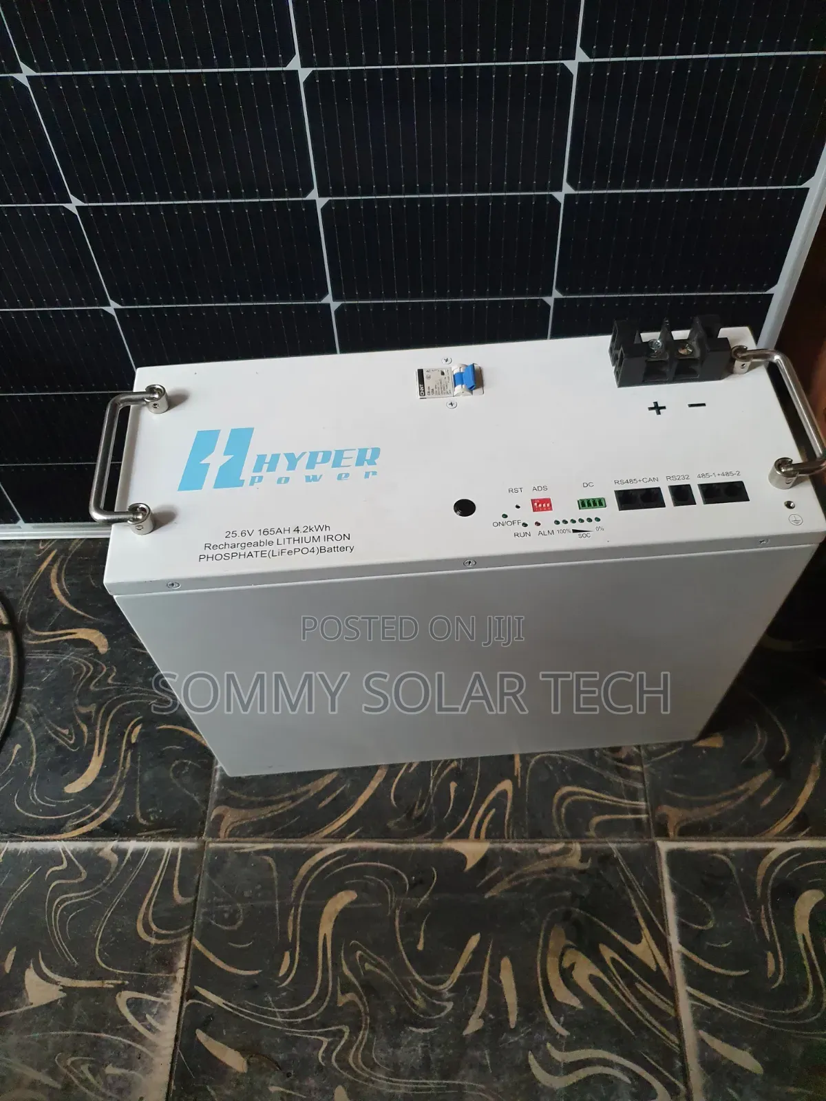 4.2kwh 25.6v Hyper Power Lithium Ion Battery 165Ah