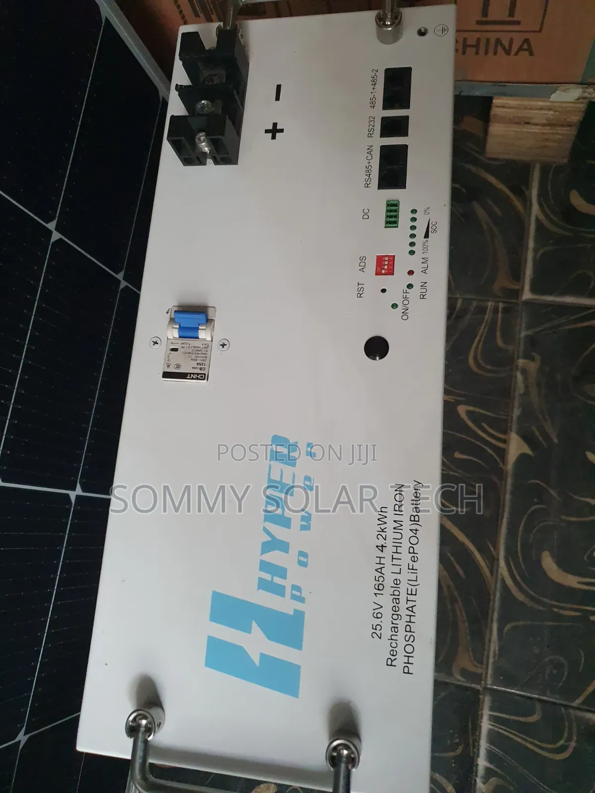 4.2kwh 25.6v Hyper Power Lithium Ion Battery 165Ah