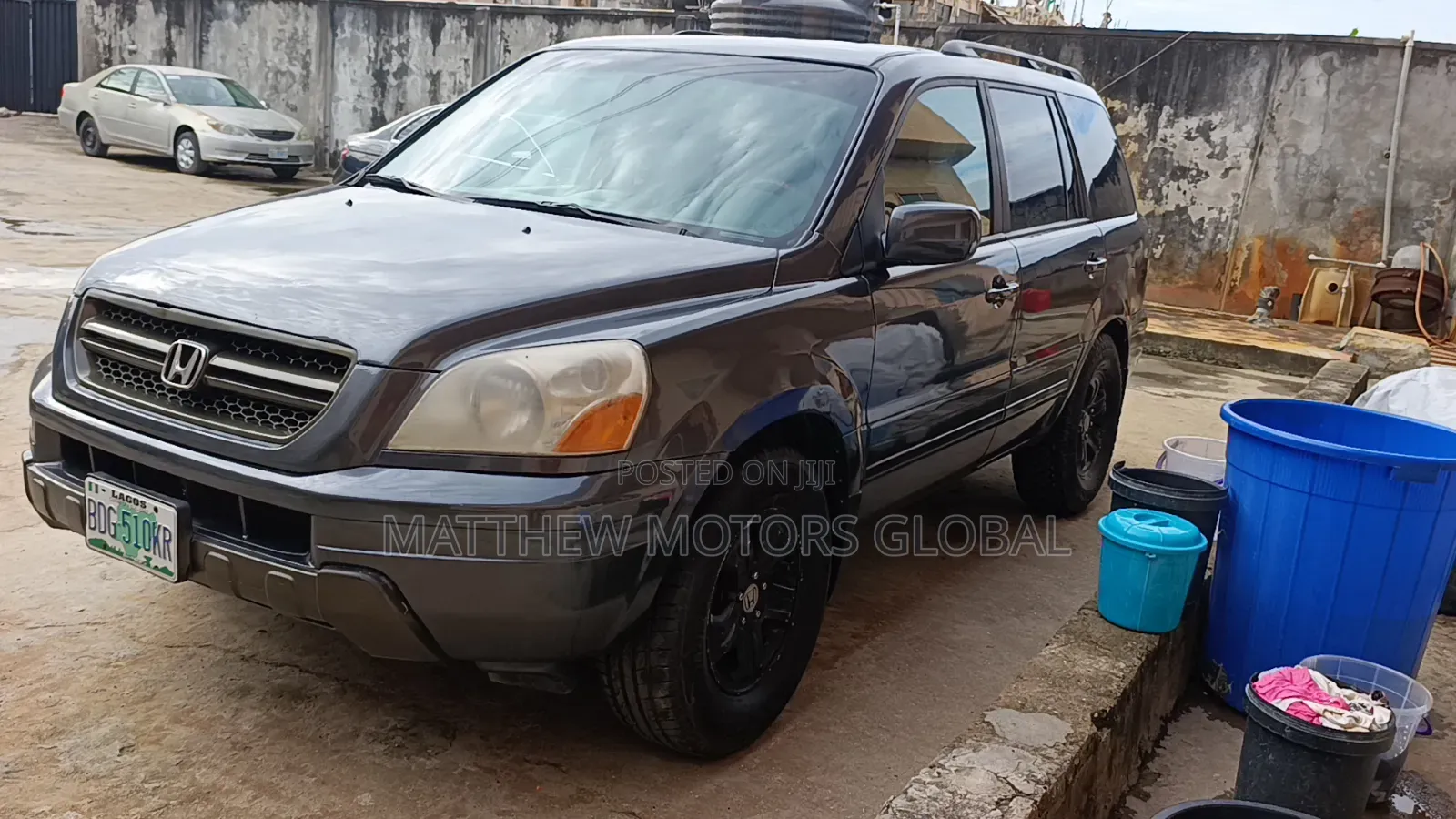 Honda Pilot EX-L 4x4 (3.5L 6cyl 5A) 2004 Gray