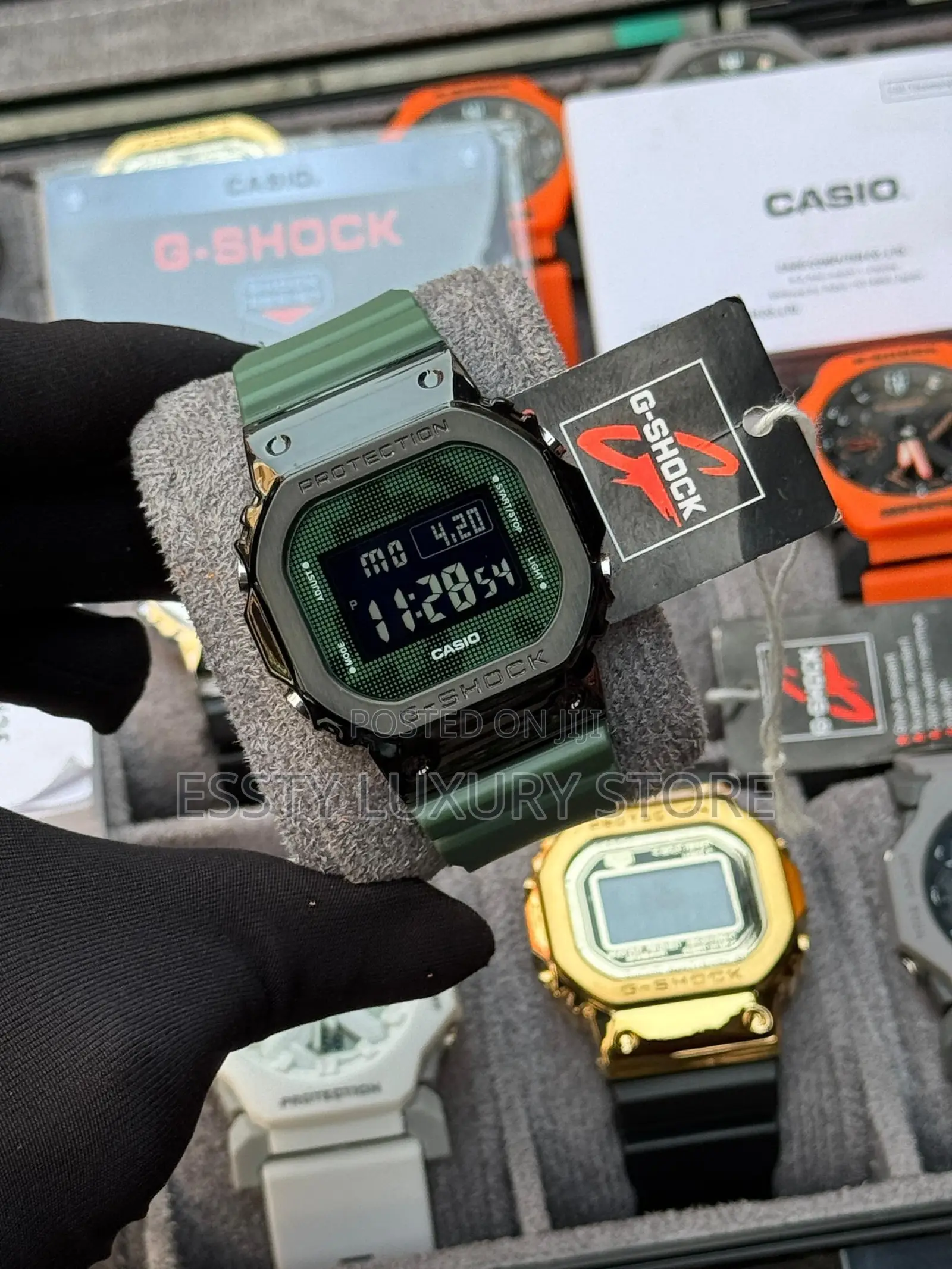 HIGH Quality Casio G-Shock Digital Metal Head,Rubber Strap WRIST-WATCH