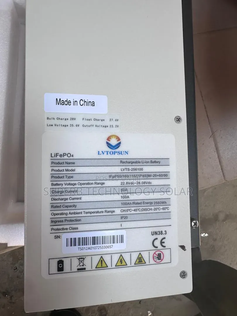 Lvtopson 2.5kwh 24v Lithium Battery Available With 5yrs Warranty