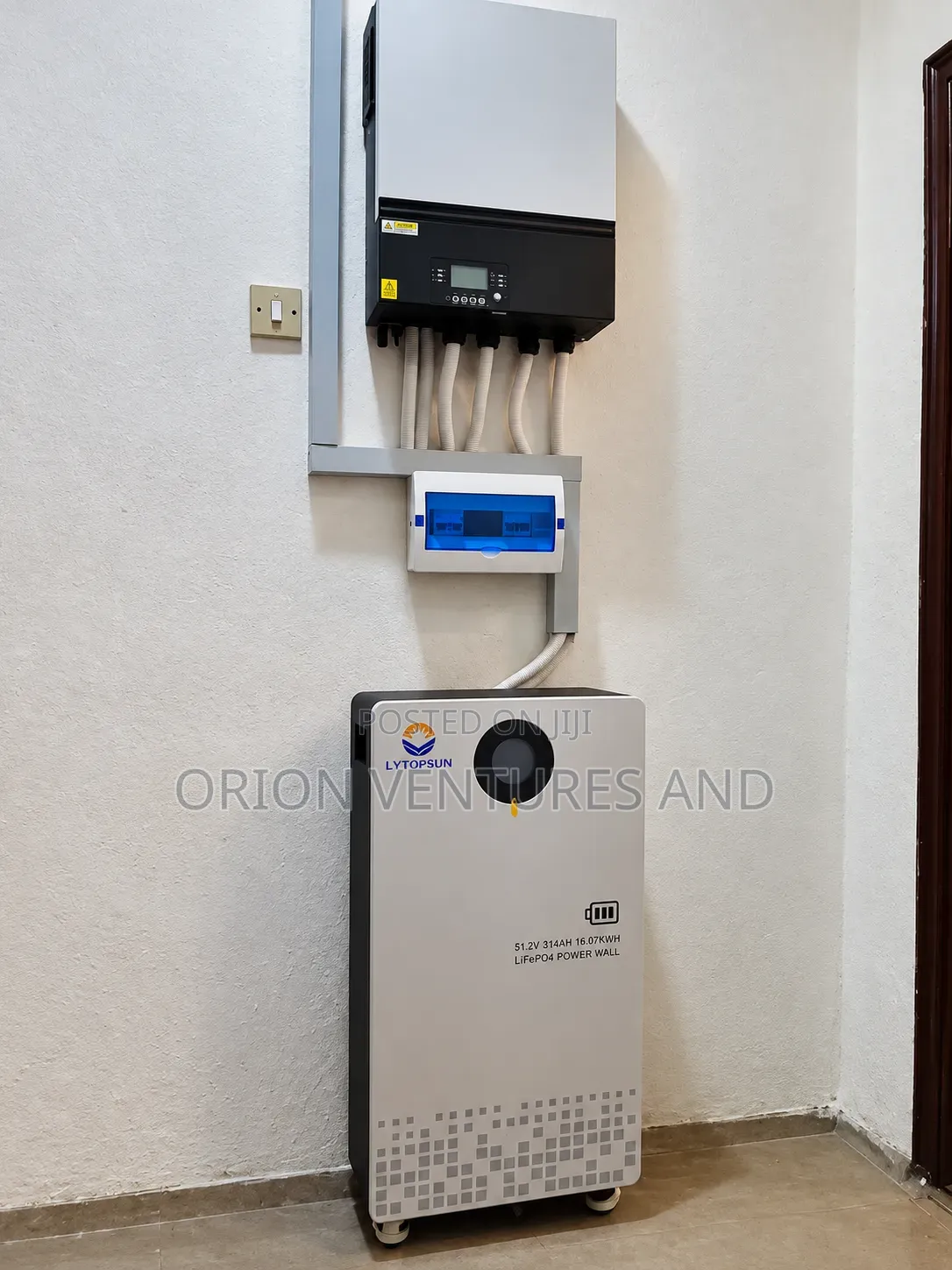 11kW 48V Hybrid Inverter + 16kWh Battery - Powers a Pure Water Factory