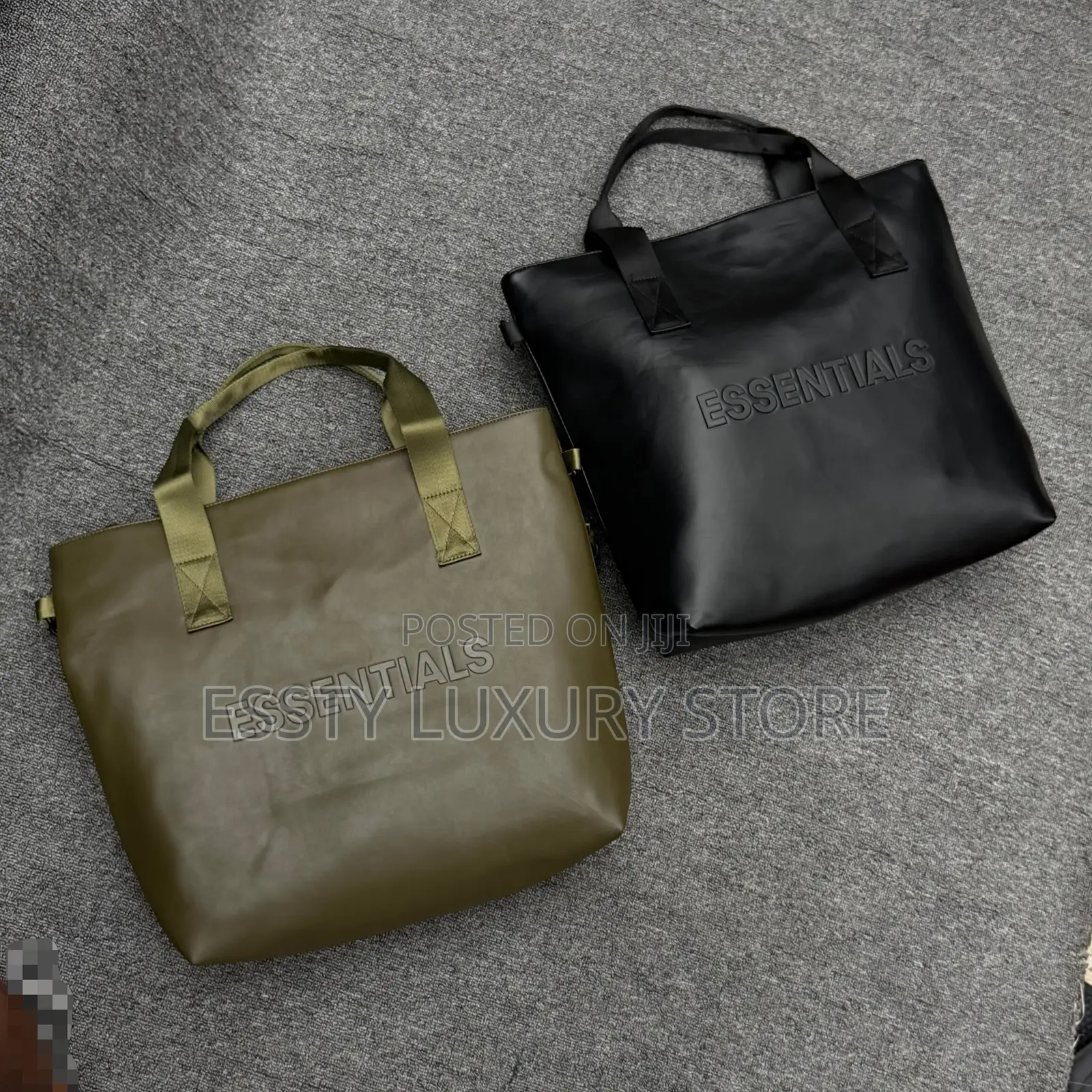 HIGH Quality ESSENTIALS Textured WaterProof  TOTE BAG.