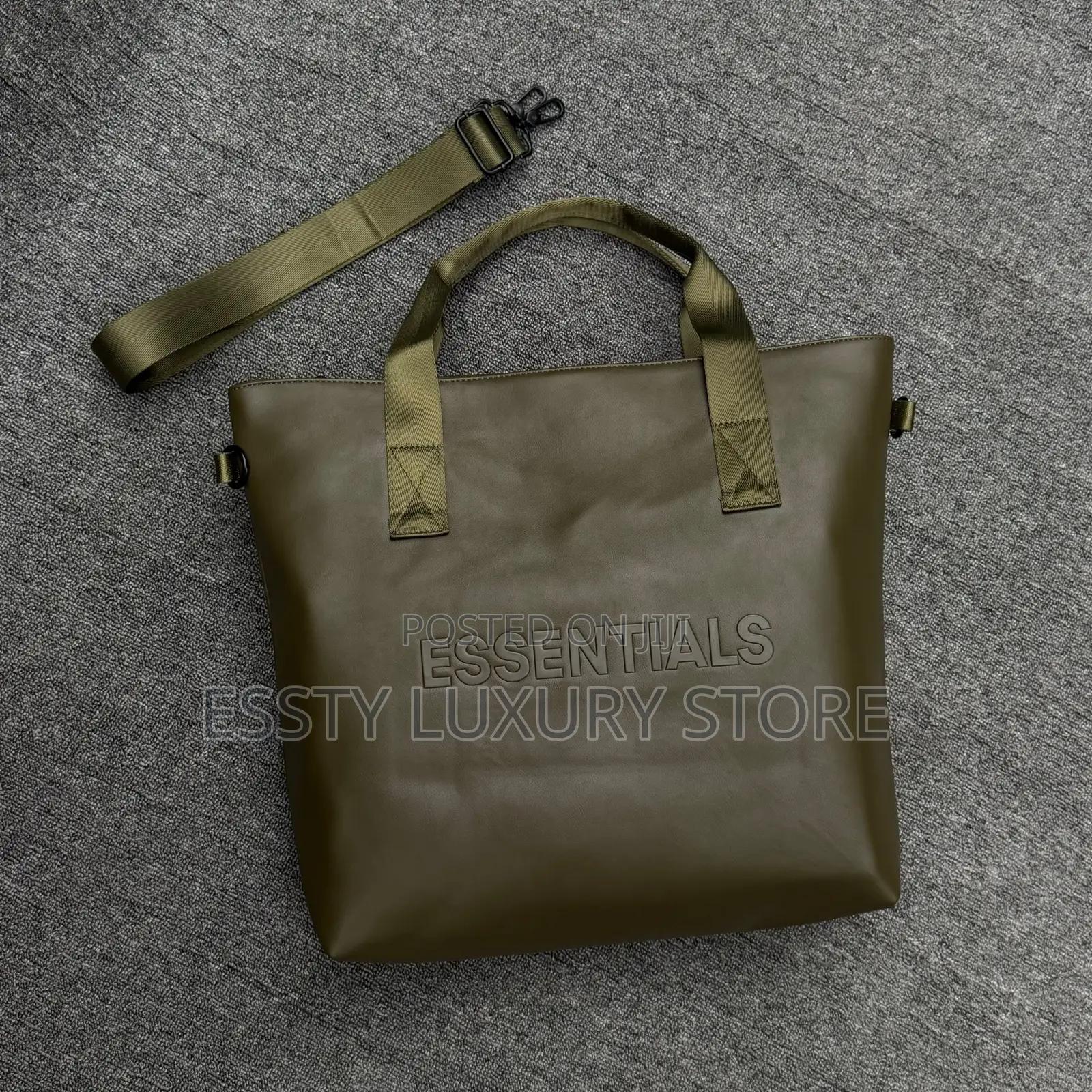 HIGH Quality ESSENTIALS Textured WaterProof  TOTE BAG.