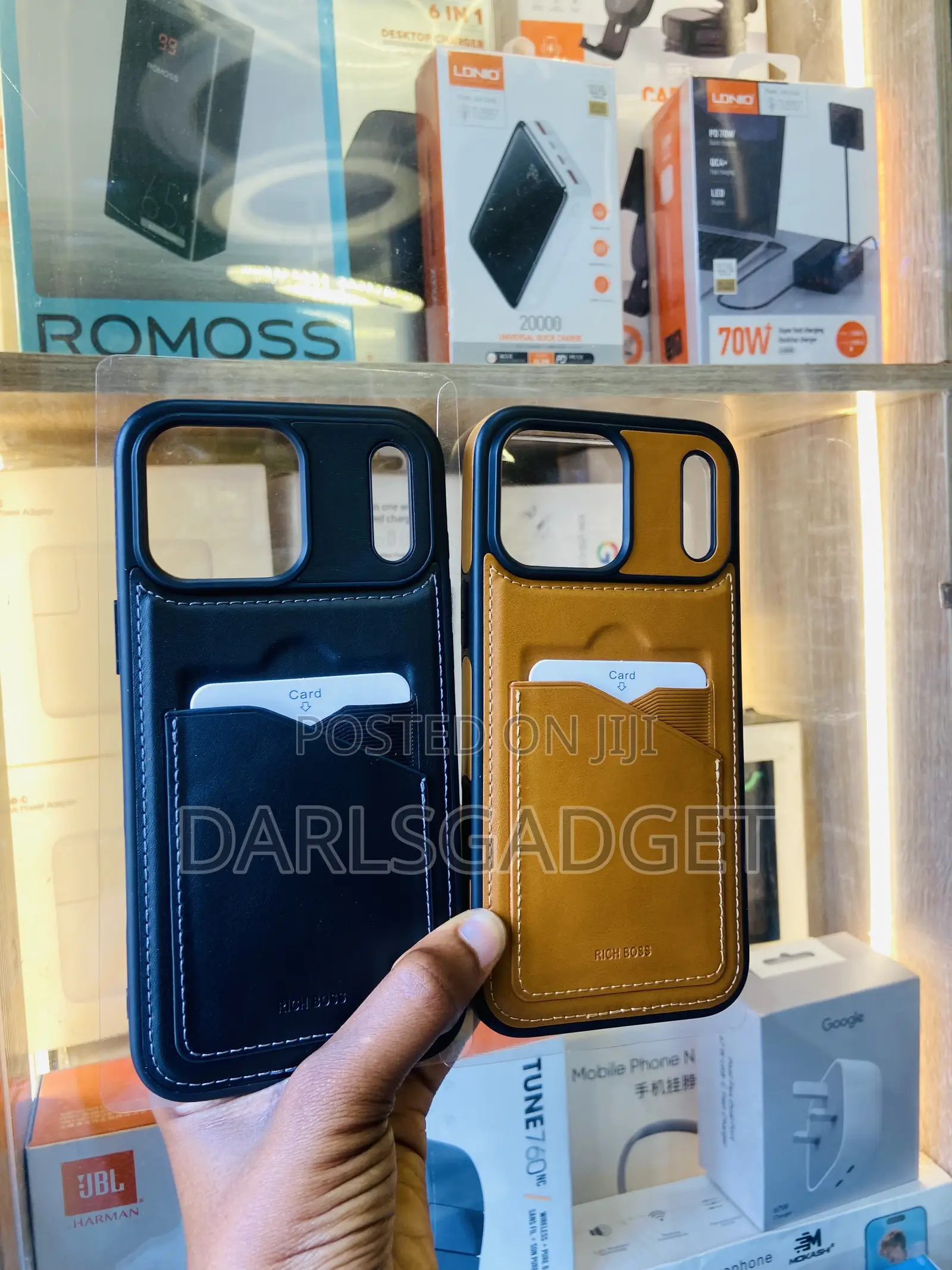 Premium Leather Case With Card Holder for iPhone 17promax/18Promax