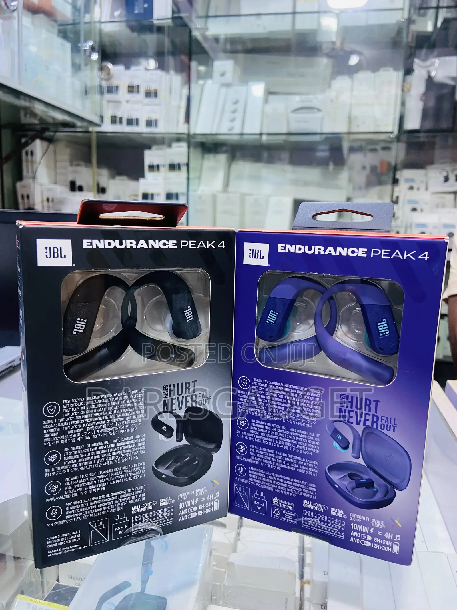 JBL Endurance Peak 4 Wireless Sports Earbuds With ANC, IP68, 48H