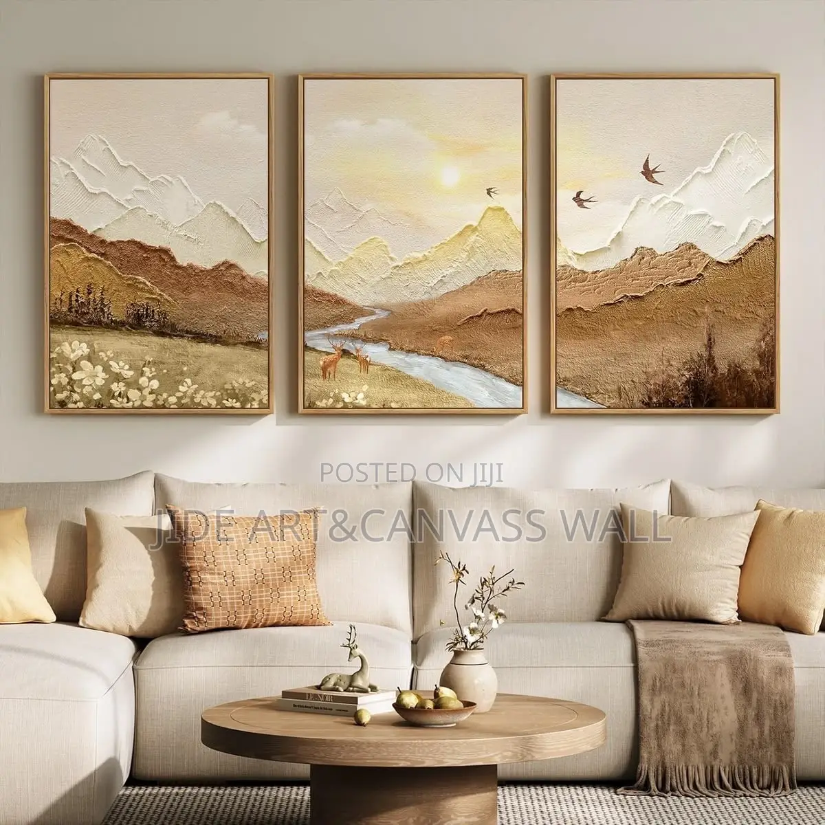 Split Modern Abstract Wall Art Decor