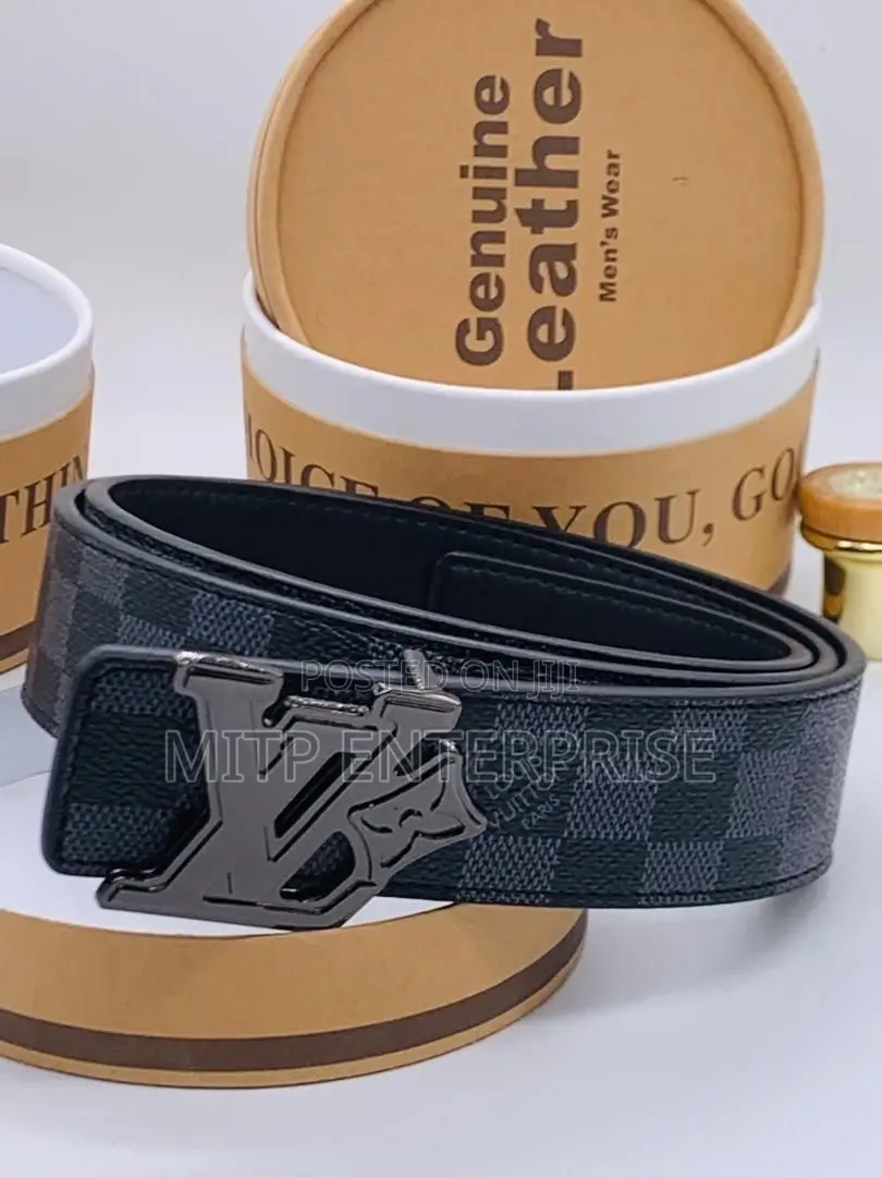 Genuine Leather Louis Vuitton Belt