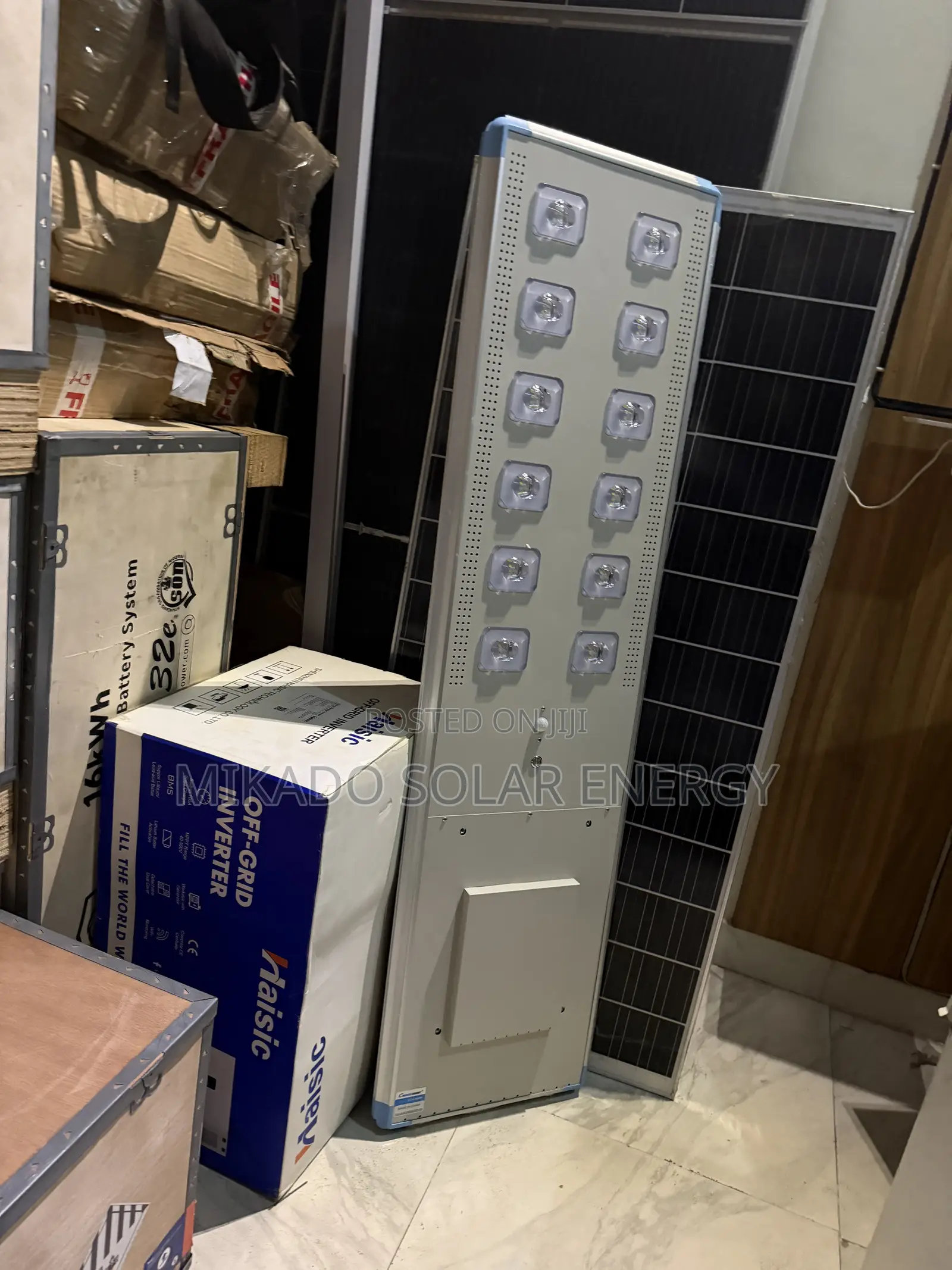 Cworth C2 100W Solar Street Light – High Brightness, Solar Powered