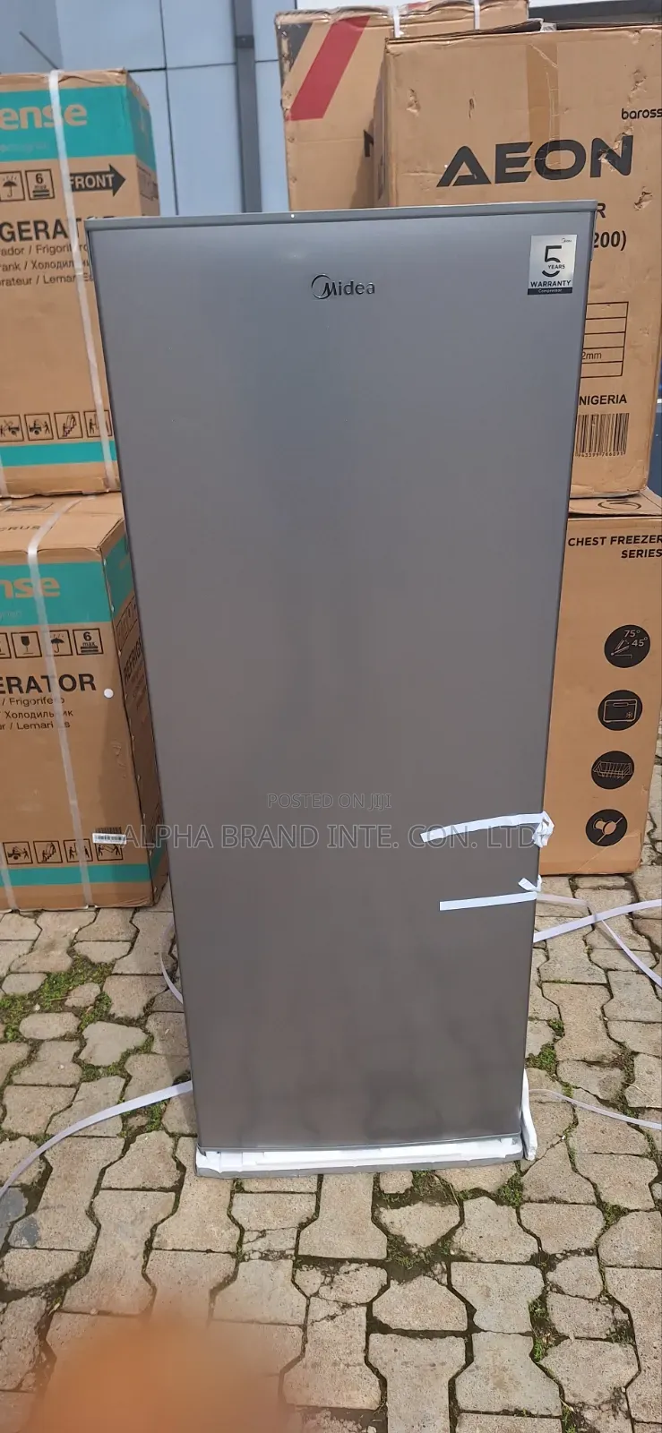 Midea Inverter Standing Freezer 190lt