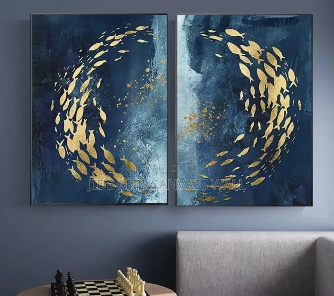 Abstract Split Wall Art Decor Home Interior Designs