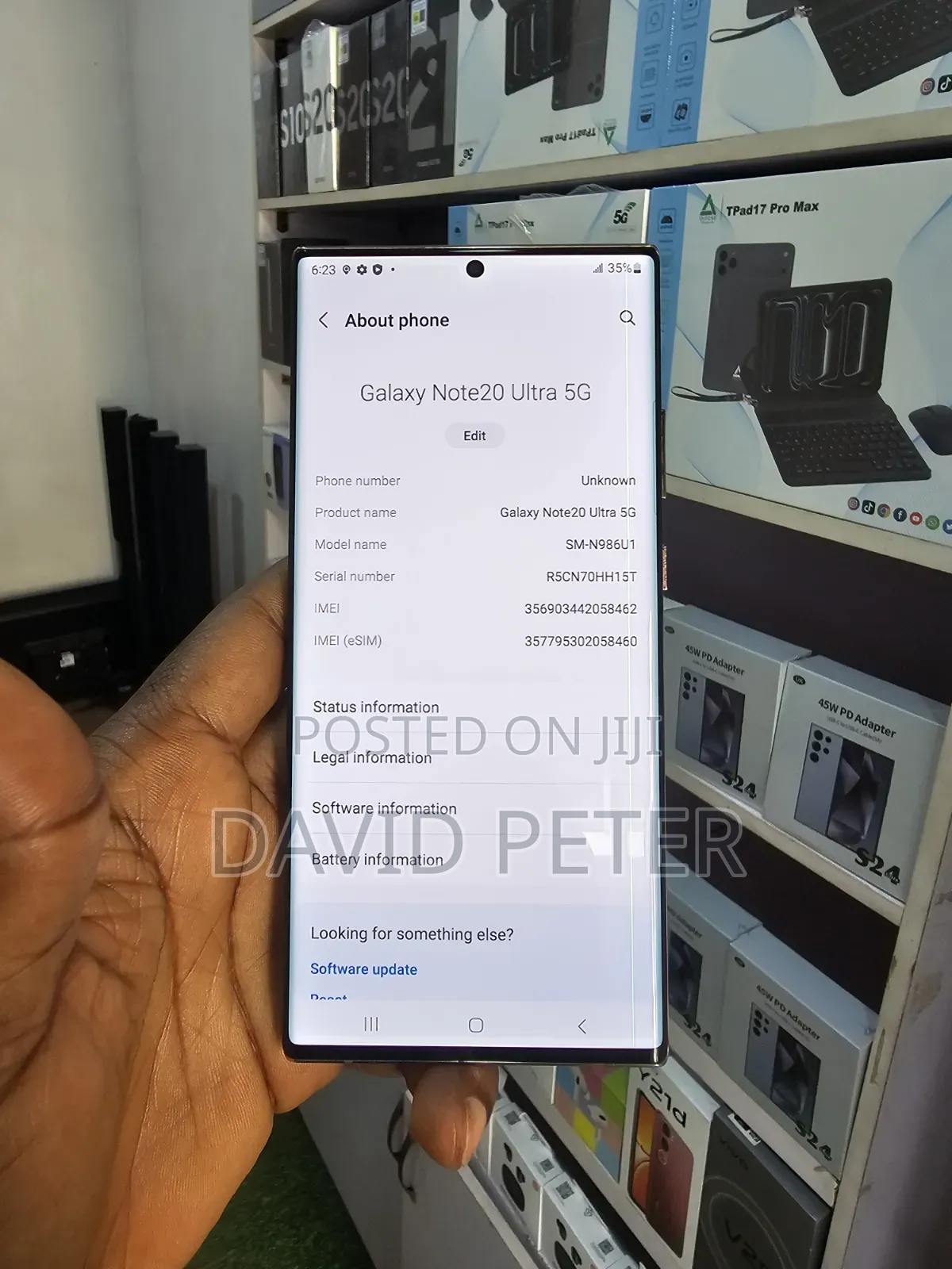 Samsung Galaxy Note 20 Ultra 5G 128 GB Bronze