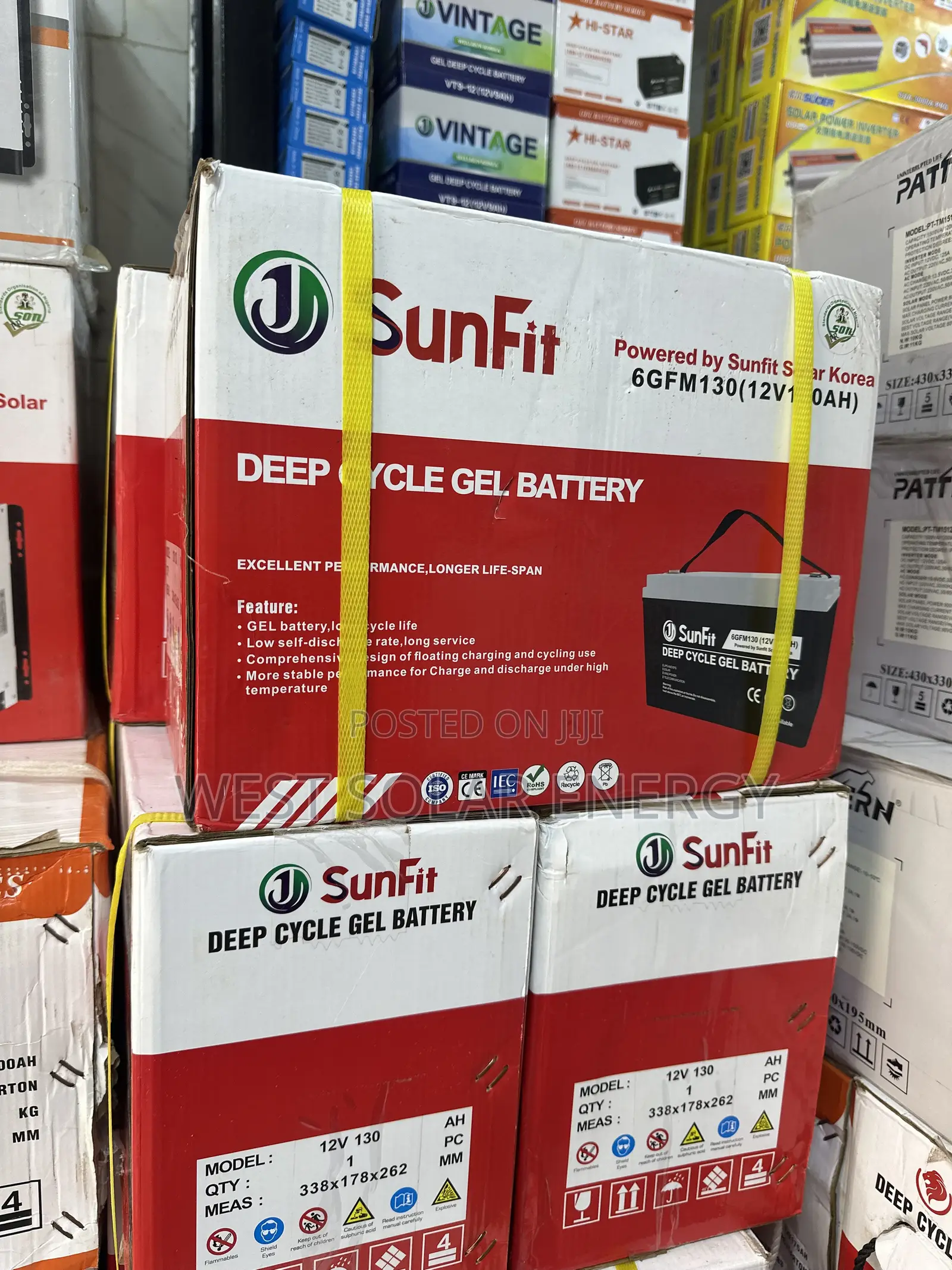 130Ah 12v Sunfit Dry Cell Battery