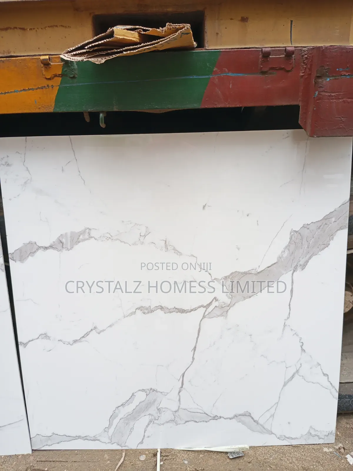India Carara White 120×120 Tiles