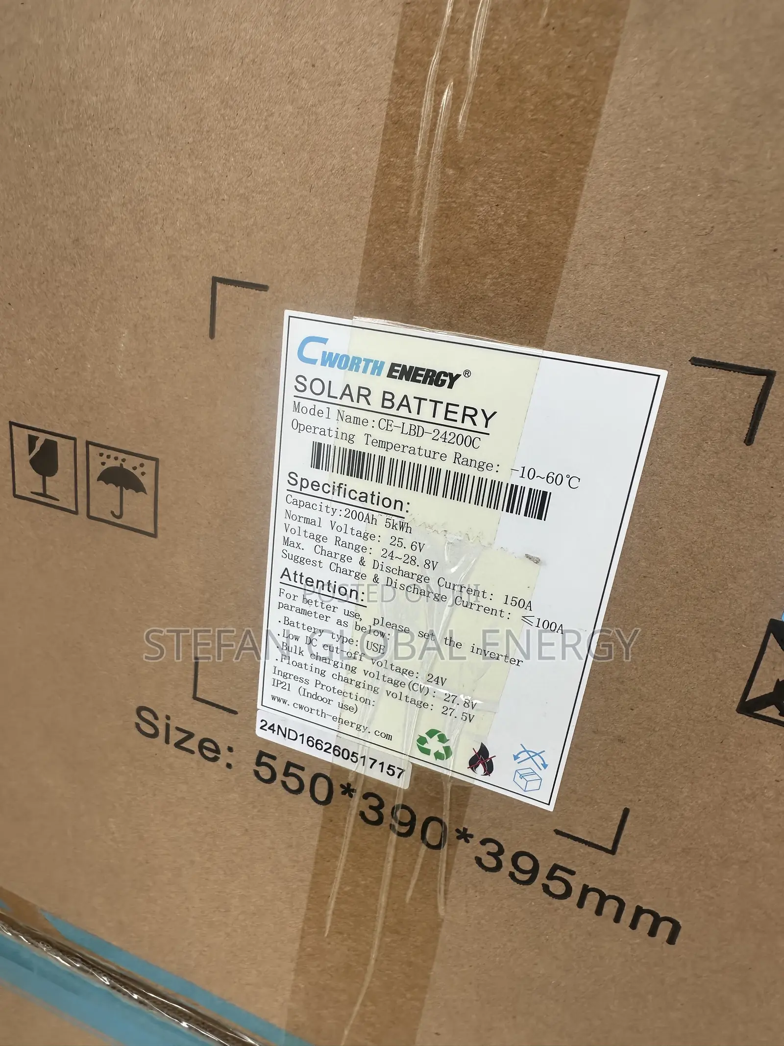 5kwh .24v .Cworth Energy Littium Battery