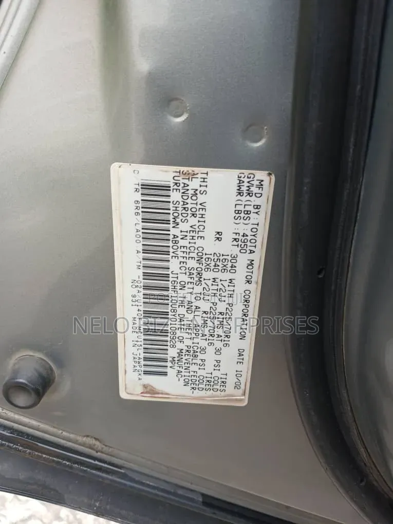 Lexus RX 2002 Gray