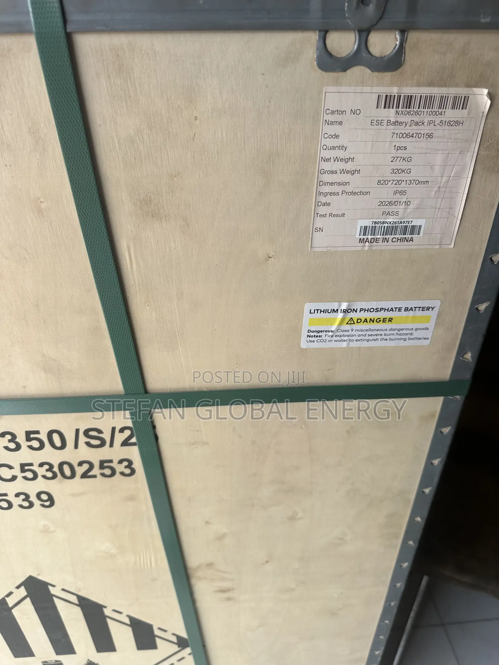 32kwh .51.2v Itel Littium Battery