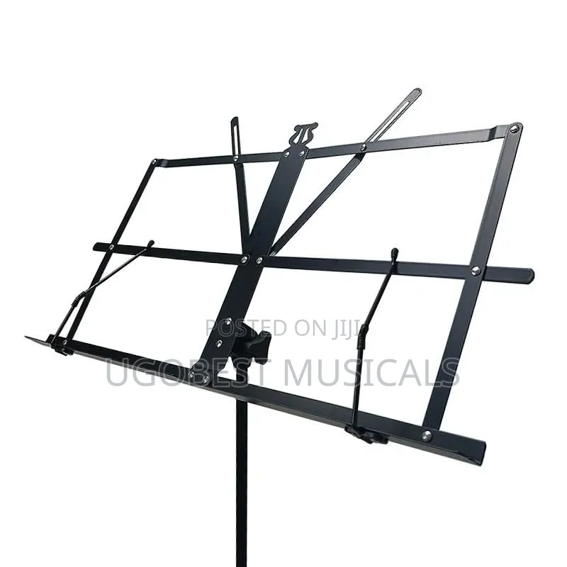 Adjustable Sheet Music Stand With Carrying Bag and Page Holder