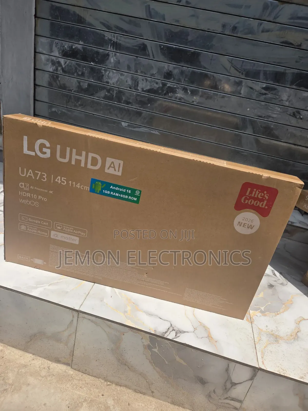 45-Inch LG UA73 Smart TV – Big Screen, Smart Experience