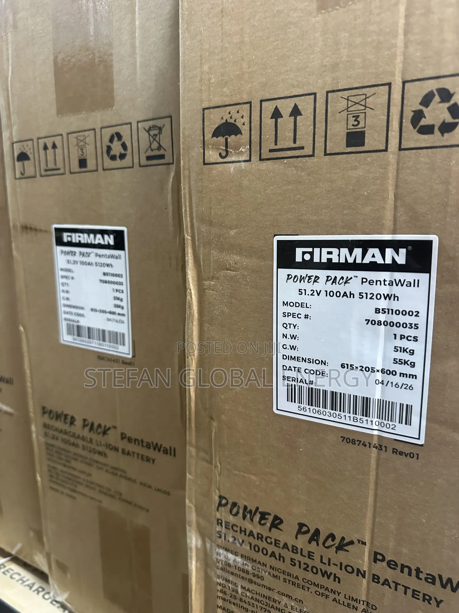 5kwh .48v Firman Ion Littium Battery