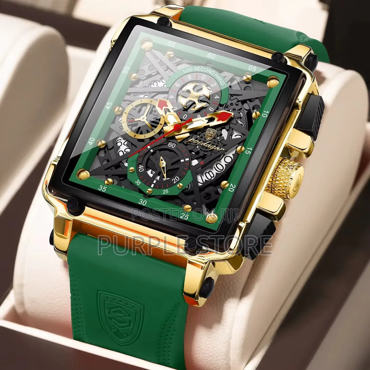 Poedagar Rubber Strap--Watches--