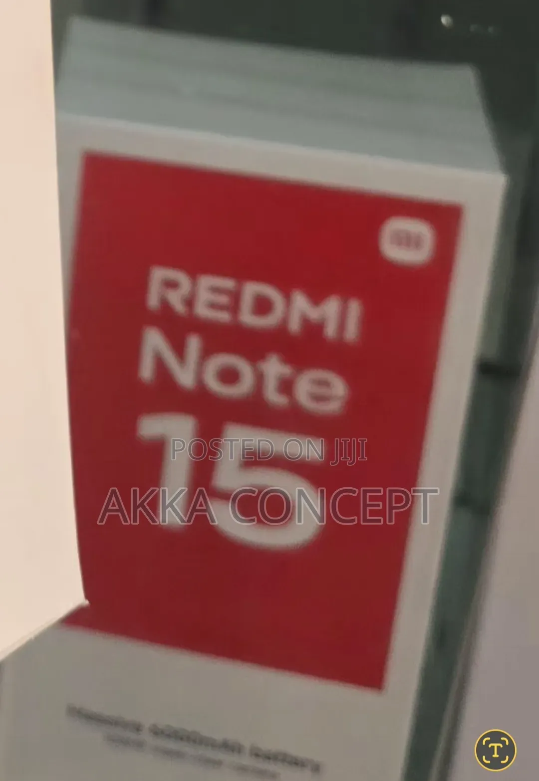 New Xiaomi Redmi Note 15 128 GB Black