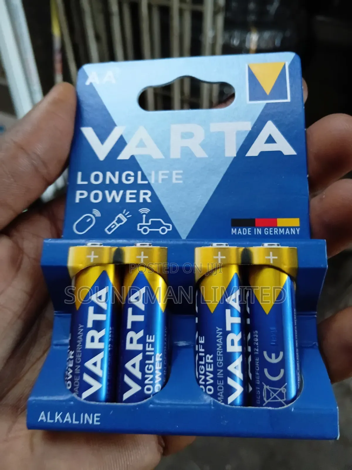 VARTA AA+ Alkaline Batteries LR06/AA Long-Lasting Battery