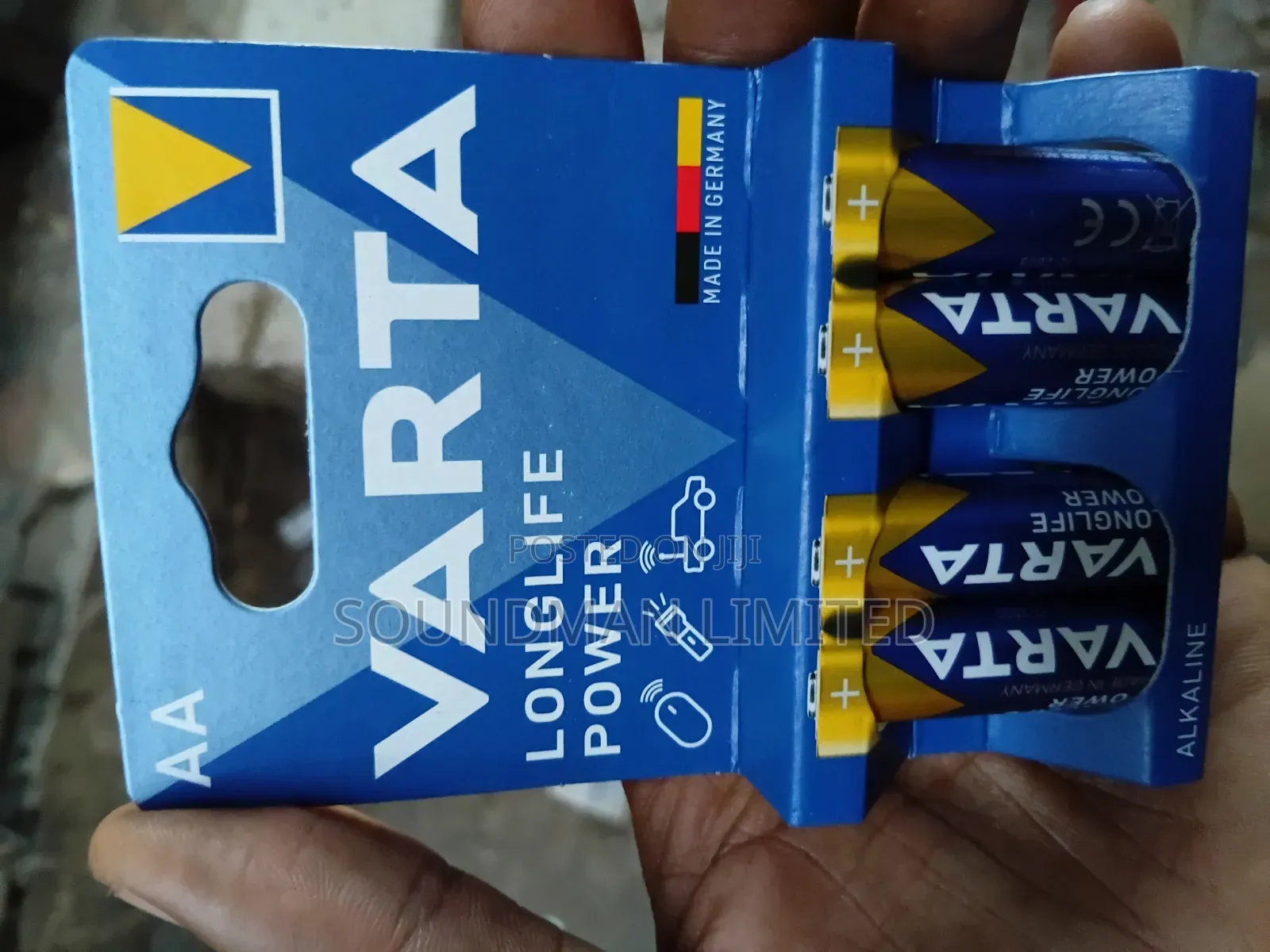 VARTA AA+ Alkaline Batteries LR06/AA Long-Lasting Battery