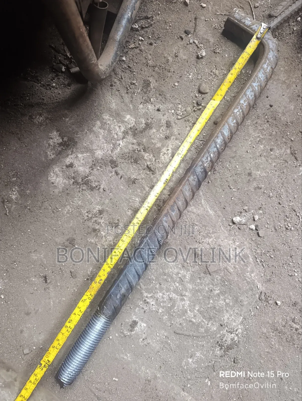 M30 × 600mm Rebar Foundation Bolt Anchor