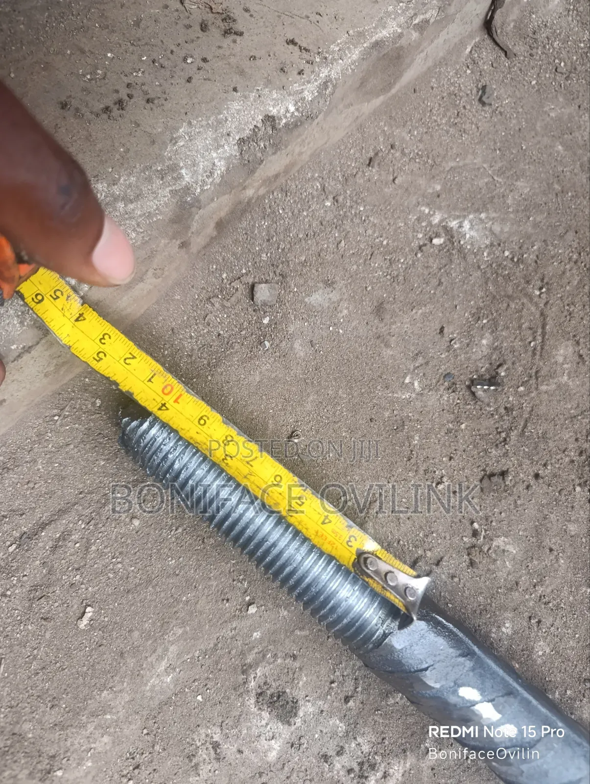 M30 × 600mm Rebar Foundation Bolt Anchor