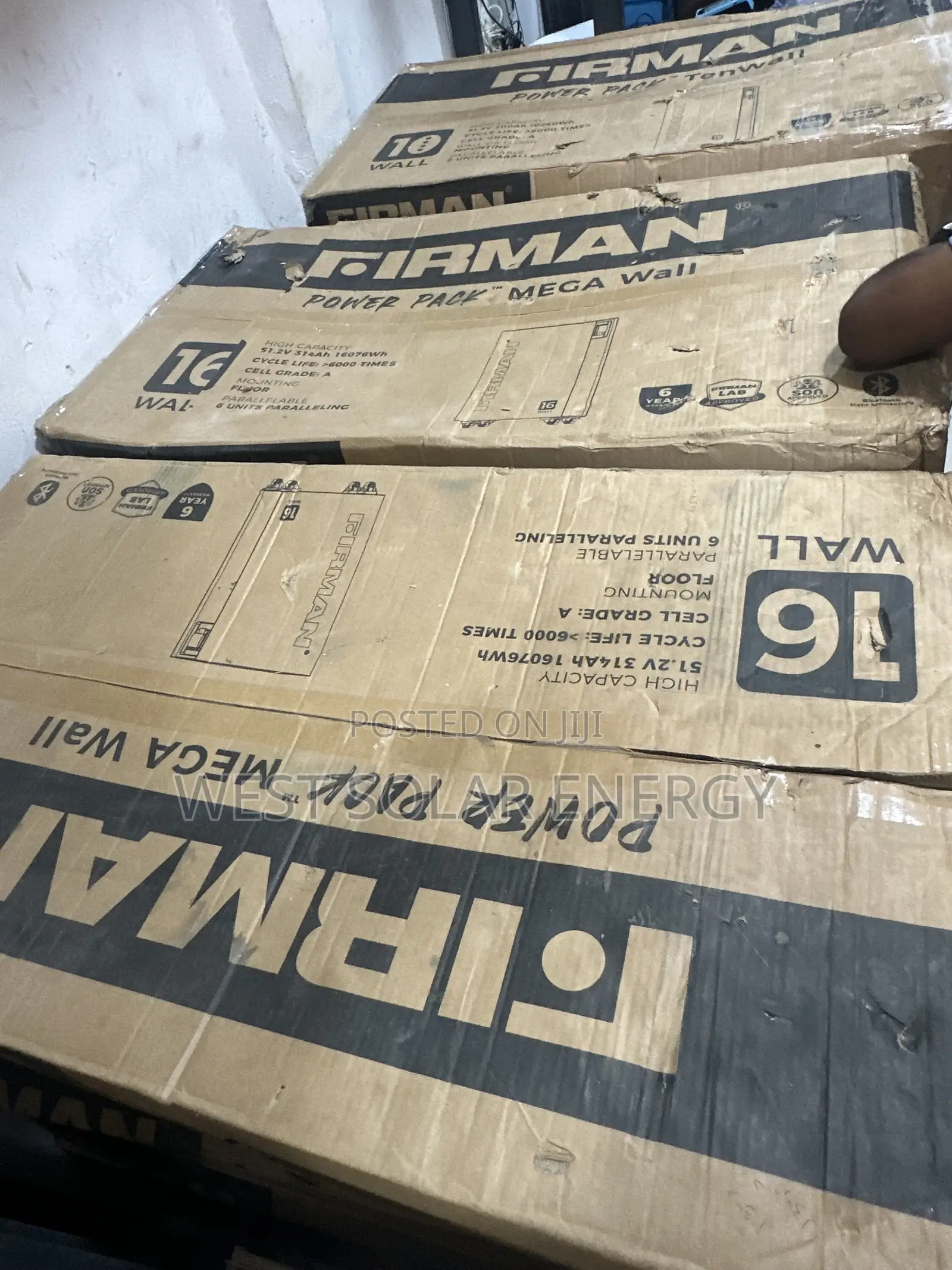 16kwh 51.2V Firman Lithium Ion Battery