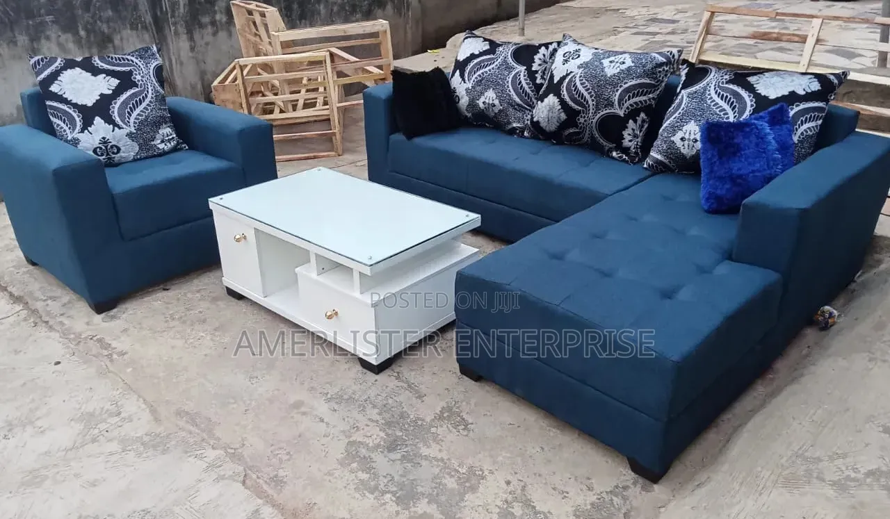 Localy Made L Shape Sofa With Table