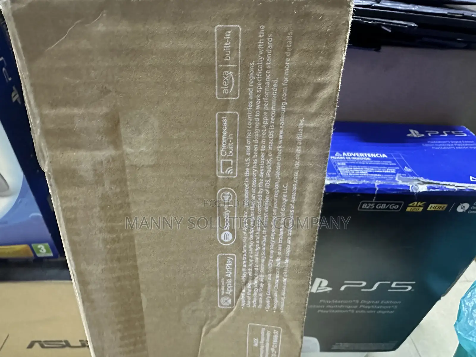 Samsung S60d 5.0 Channel Soundbar With Dolby Atmos Wireless Audio,