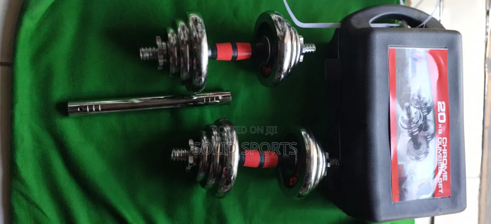 Adjustable Strong 20 Kg Case Dumbbells Payment on Delivery