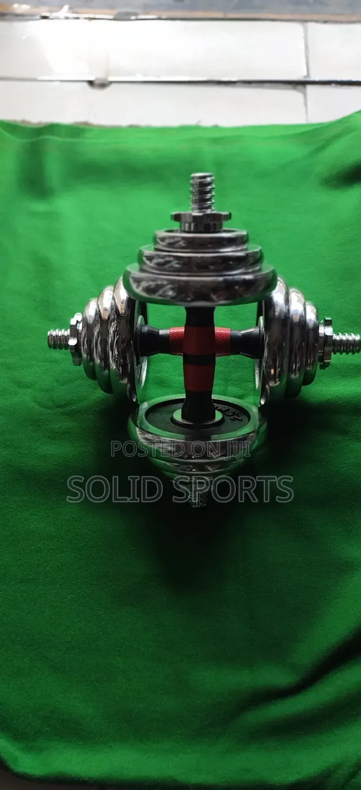 Adjustable Strong 20 Kg Case Dumbbells Payment on Delivery