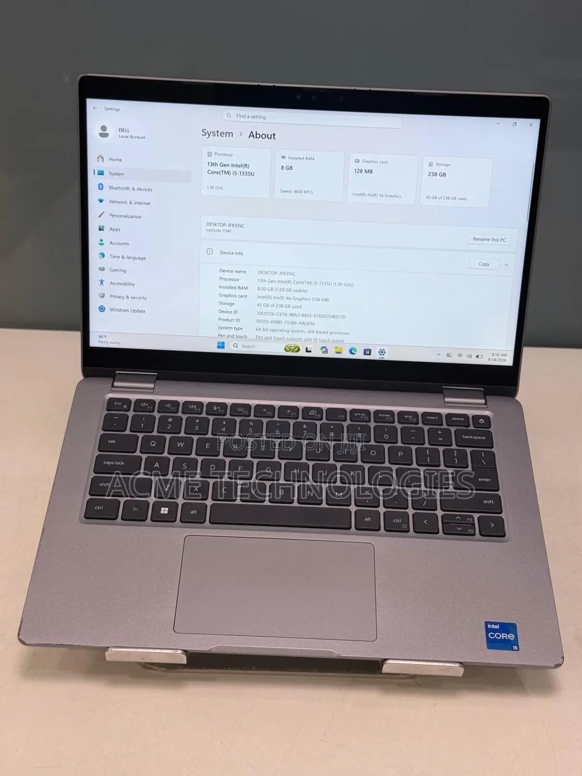 Laptop Dell Latitude 3340 8GB Intel Core i5 SSD 256GB