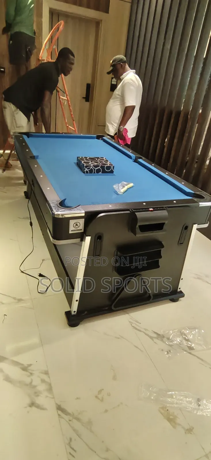 Original Solid 4in1 Table With Air Hockey / Tennis / Snooker Board / .