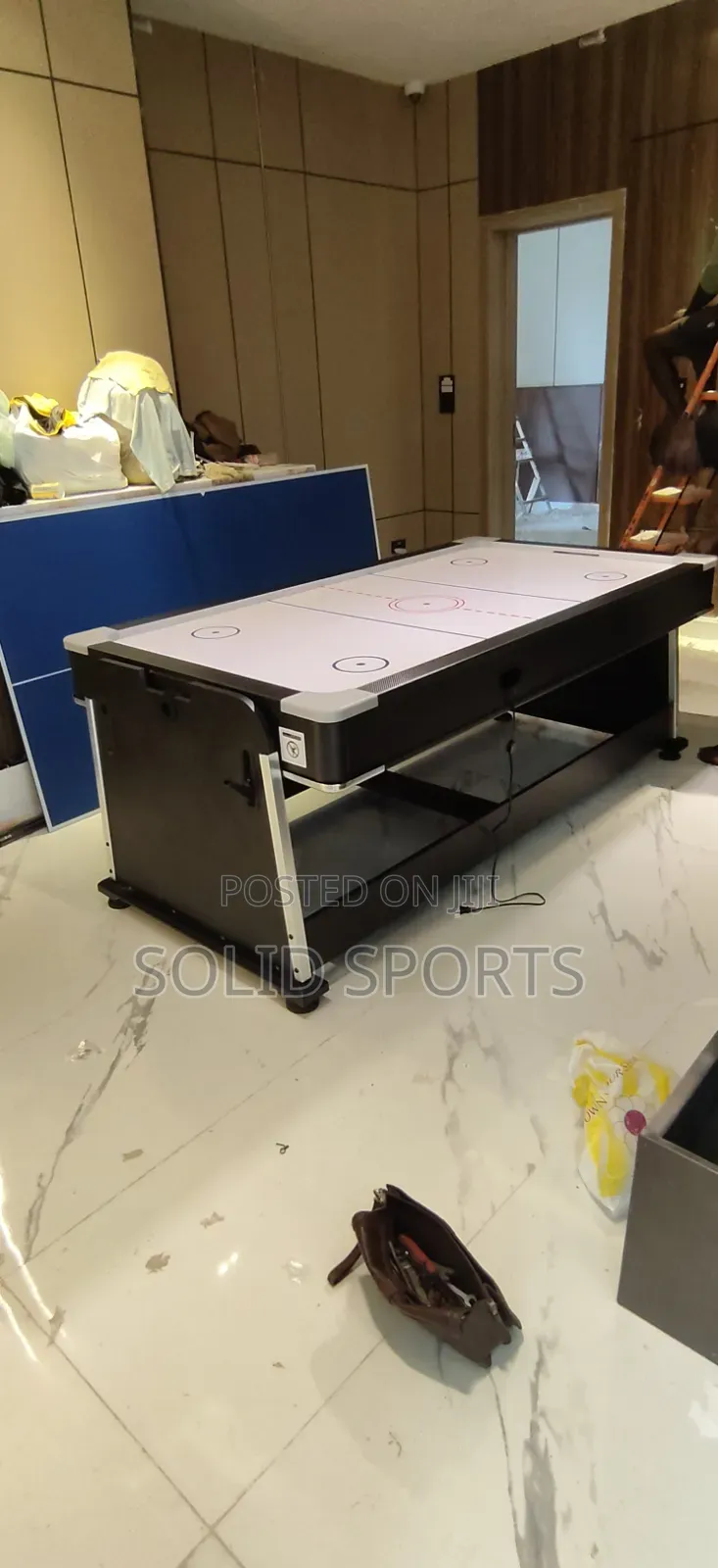 Original Solid 4in1 Table With Air Hockey / Tennis / Snooker Board / .
