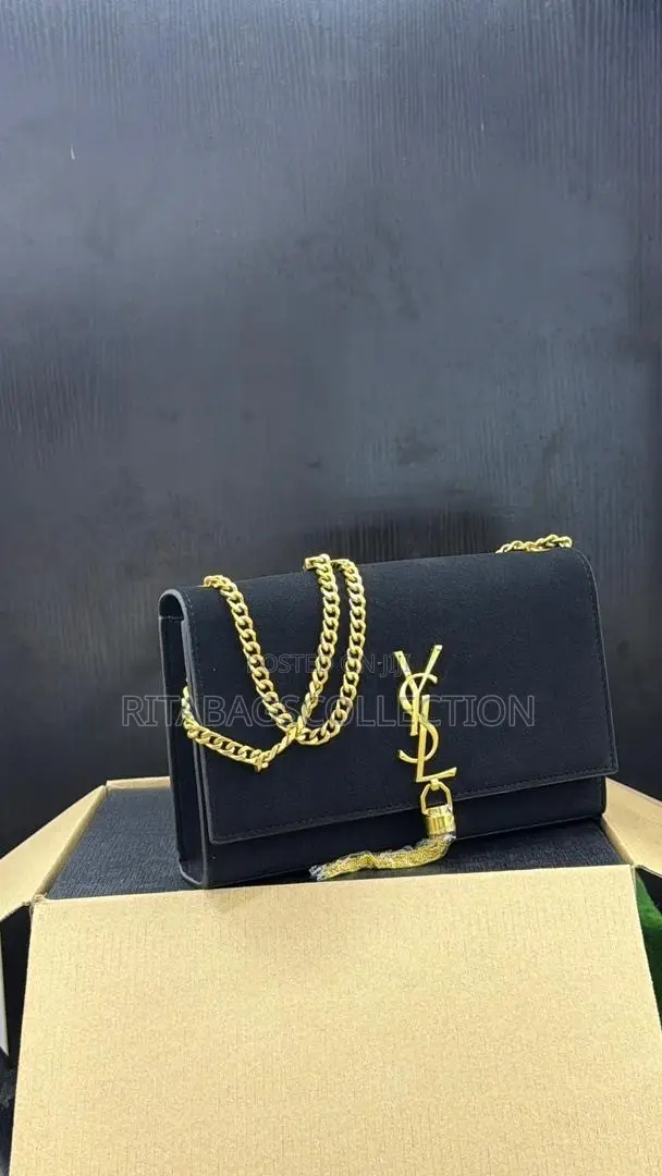 Saint Laurent Cassandre Kate Small Tassel Suede Bag