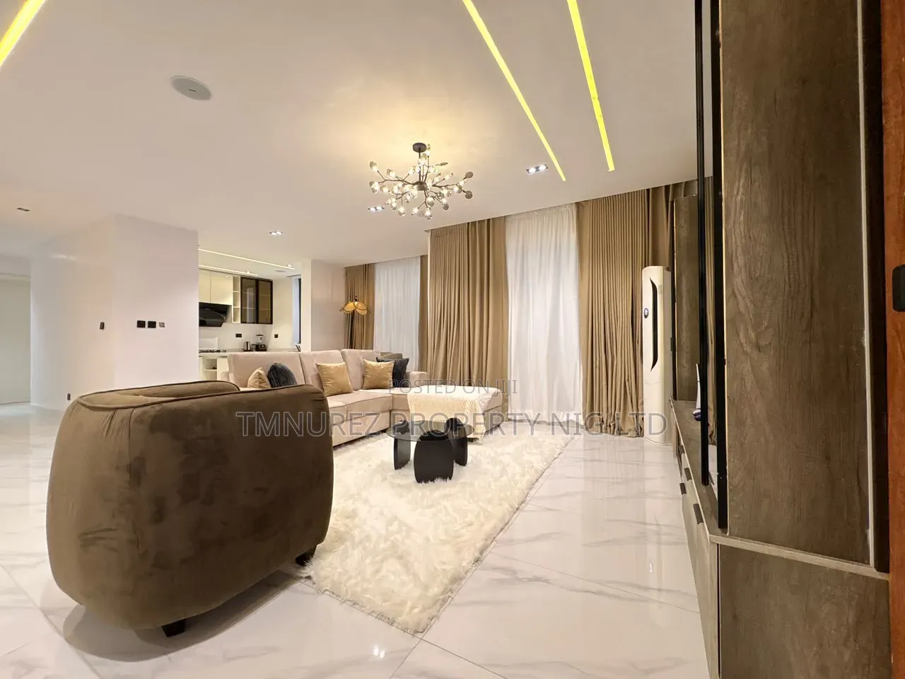 Furnished 3bdrm Apartment in Lekki Phase 1 for rent